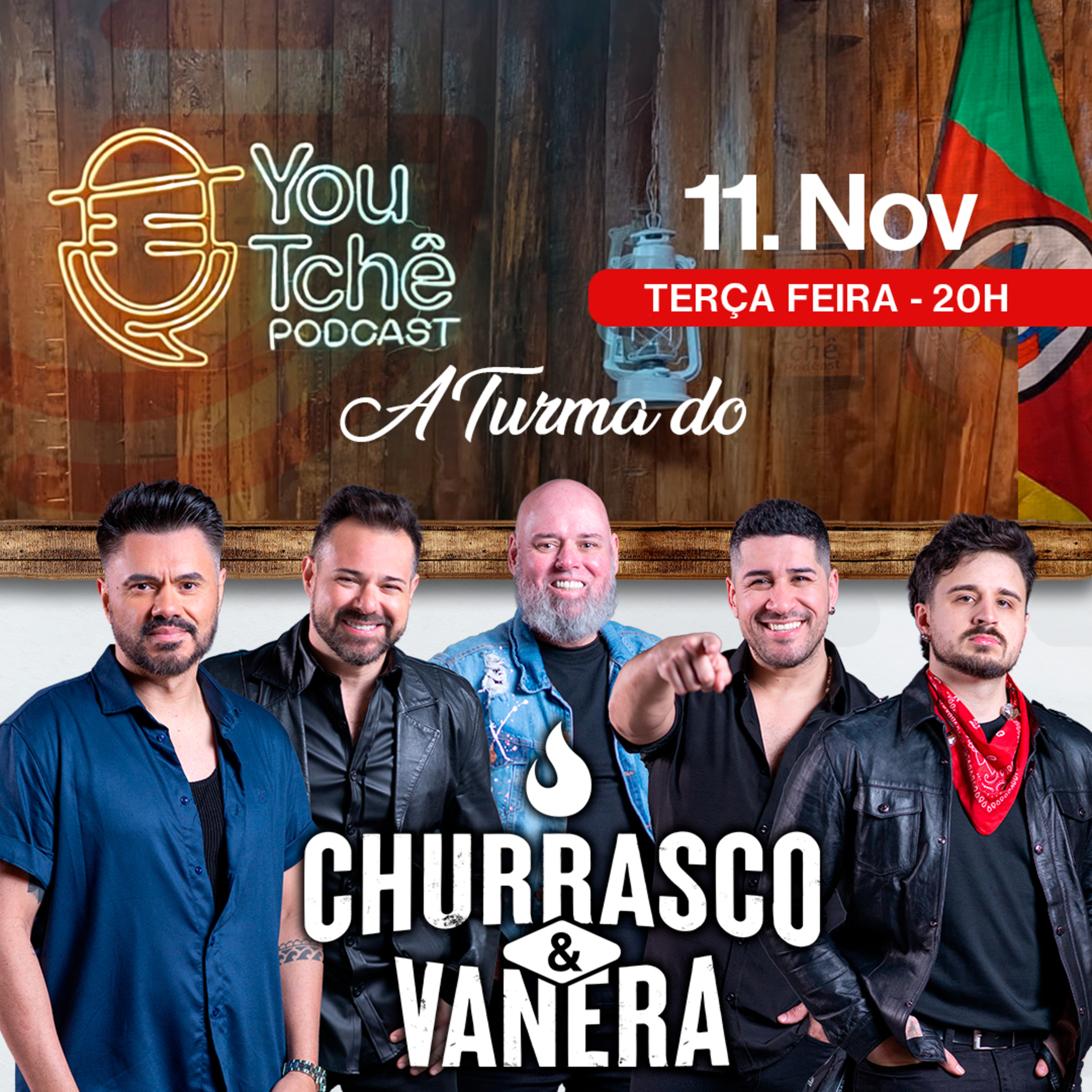 A TURMA DO CHURRASCO E VANERA - YouTchê PodCast #359 episode artwork