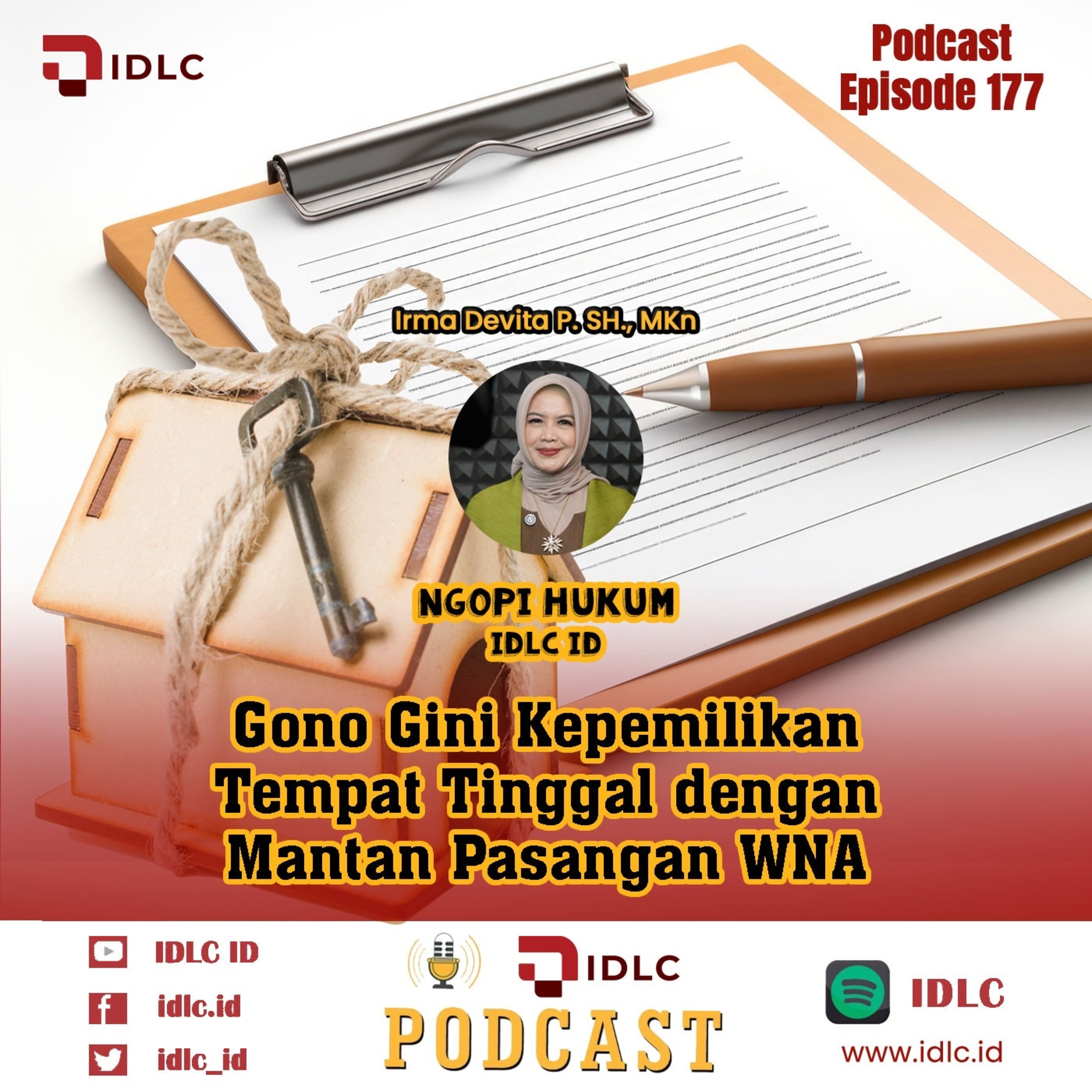 EPS 177: “Gono-Gini Kepemilikan Tempat Tinggal dengan Mantan Pasangan WNA” episode artwork