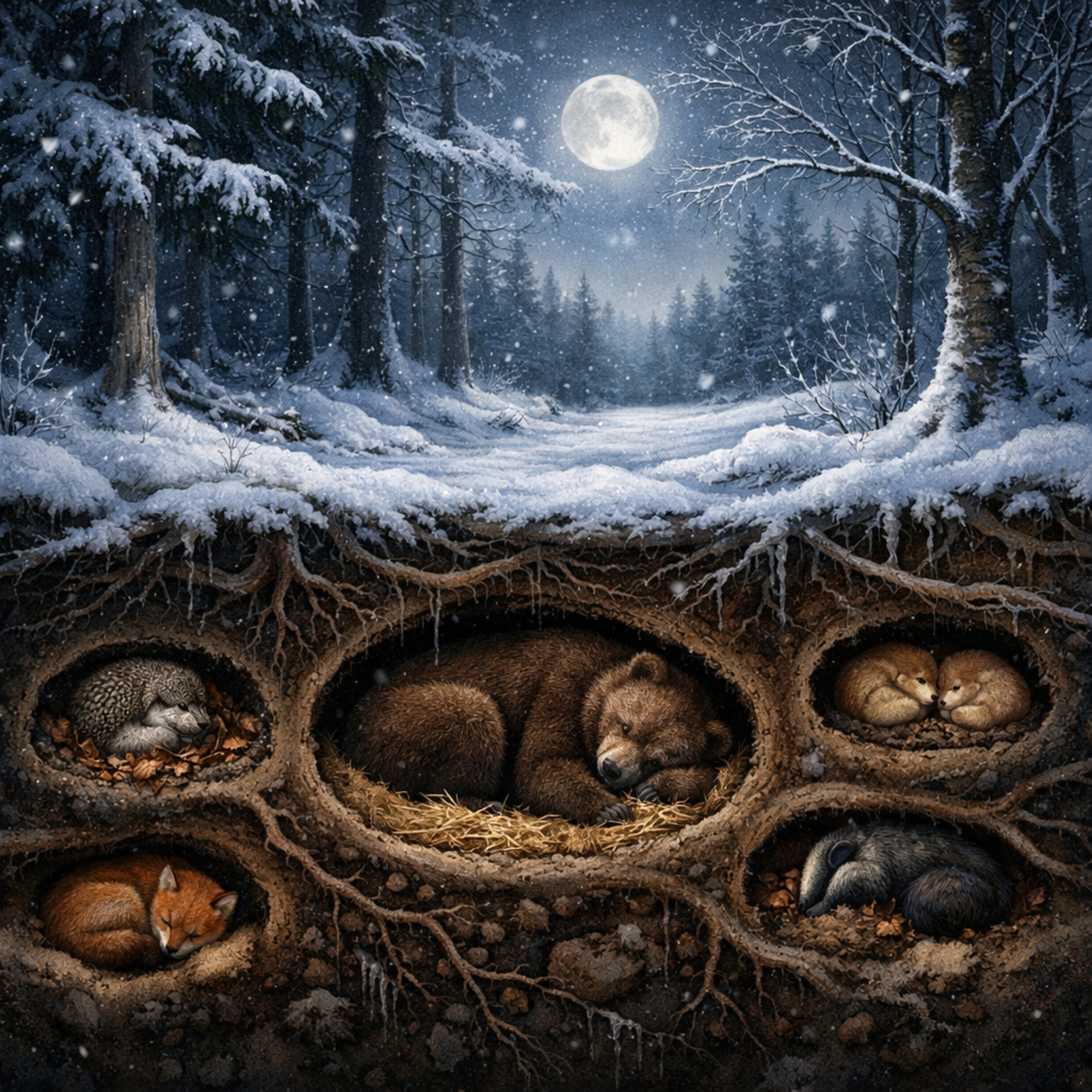 Überwinterung mit Strategie-erster Streich