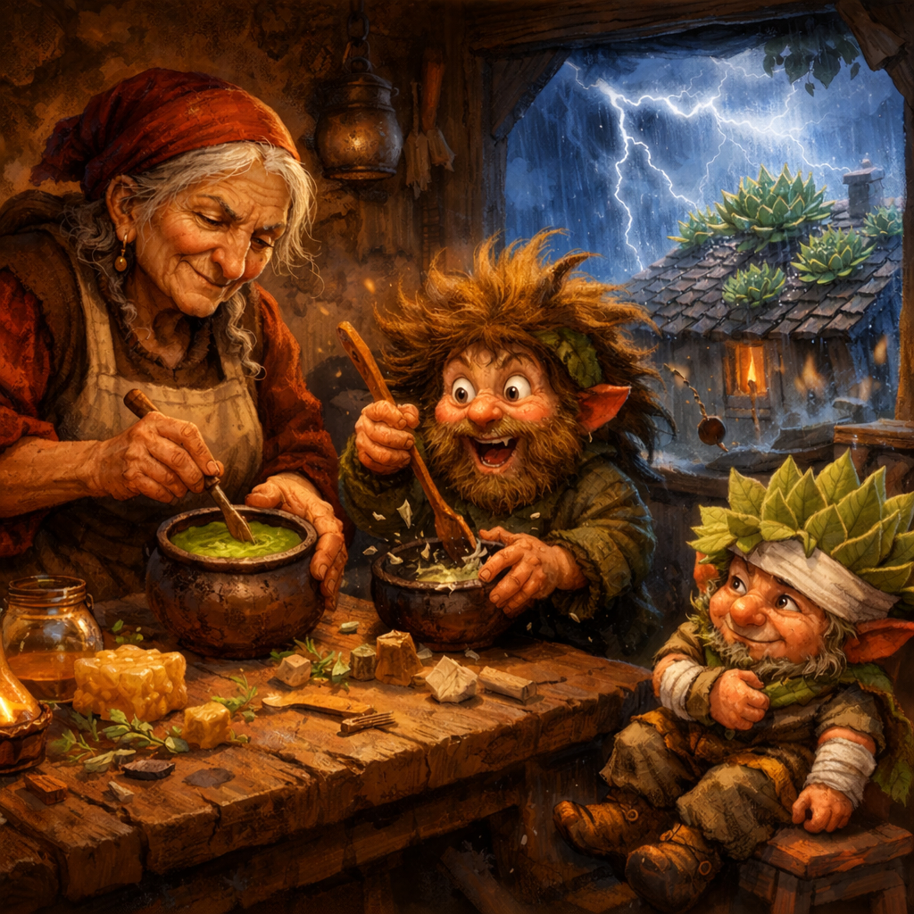 G´schichten aus dem Wurzelwald-Schrumpeldei, Gingeigangei und die Hauswurz-Salbe episode artwork