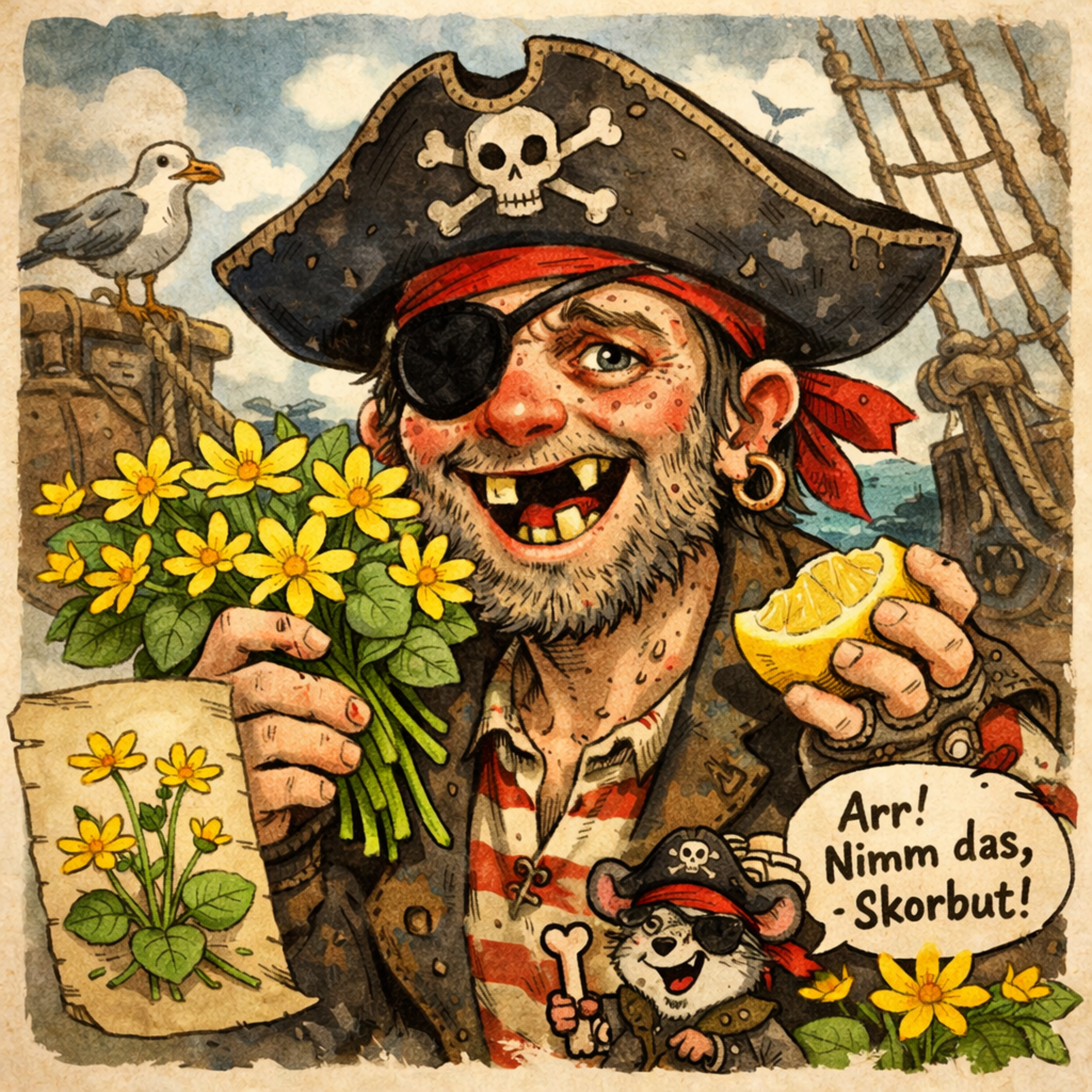 Piraten, Zahnlücken und ein kleines Frühlingskraut-Scharbockskraut episode artwork