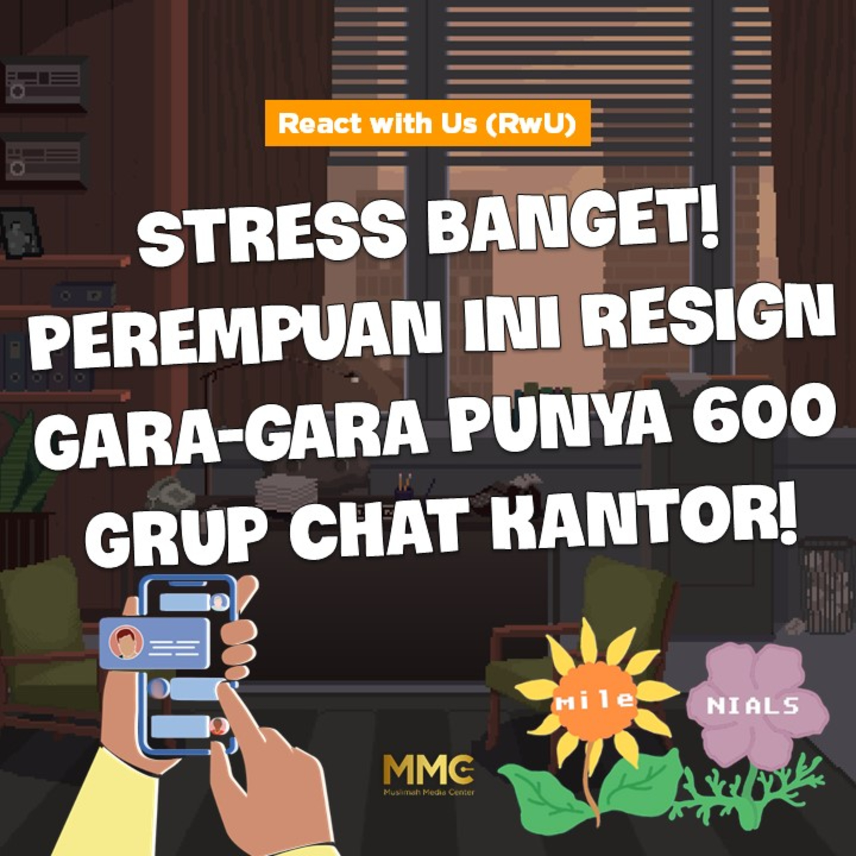 React with Us - Stress Banget! Perempuan Ini Resign Gara-gara Punya 600 Grup Chat Kantor! episode artwork