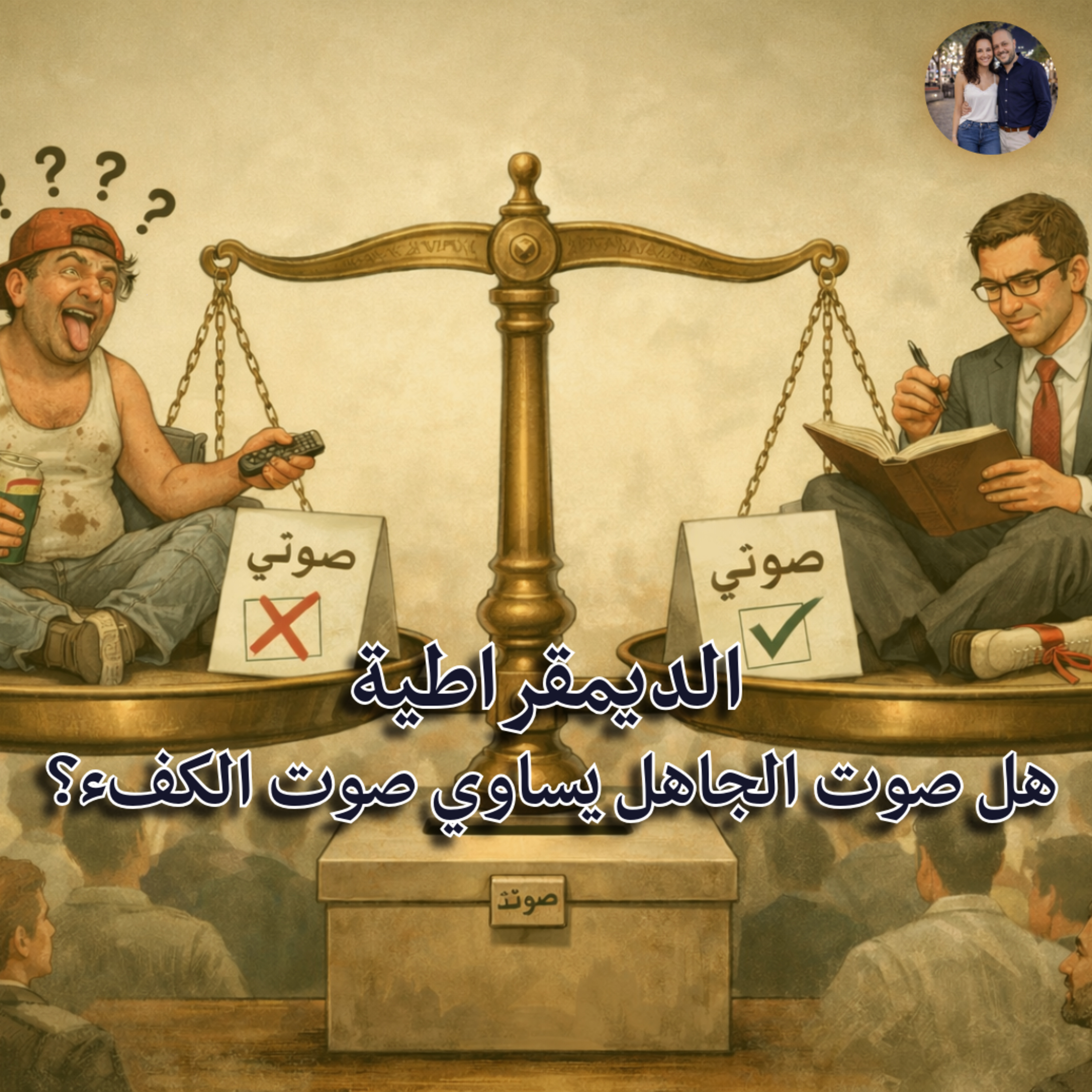 الديمقراطية: هل صوت الجاهل يساوي صوت الكفء؟ - Couple Debates