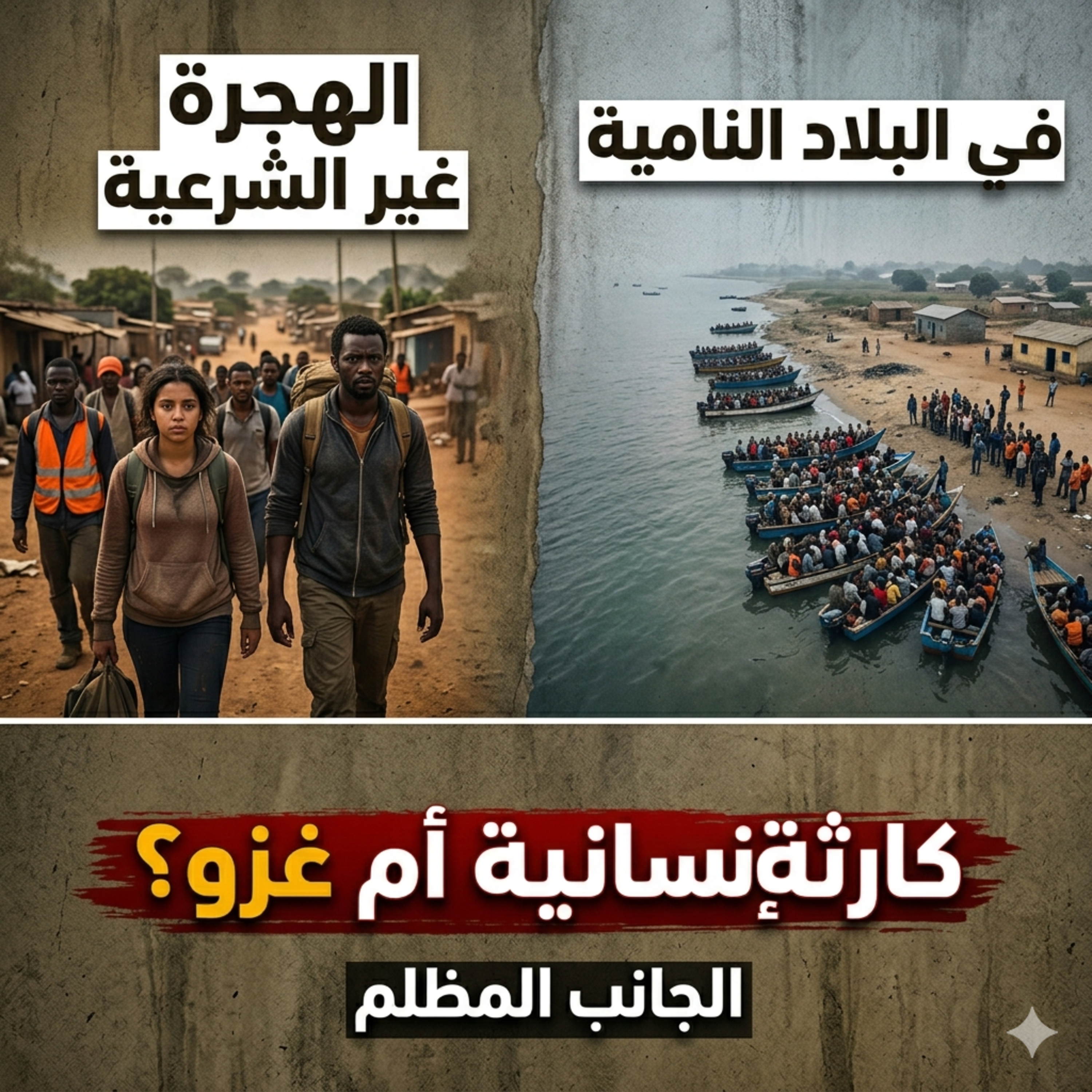 كارثة إنسانية أم غزو؟ الجانب المظلم لملف "الهجرة غير الشرعية" في "البلاد النامية"