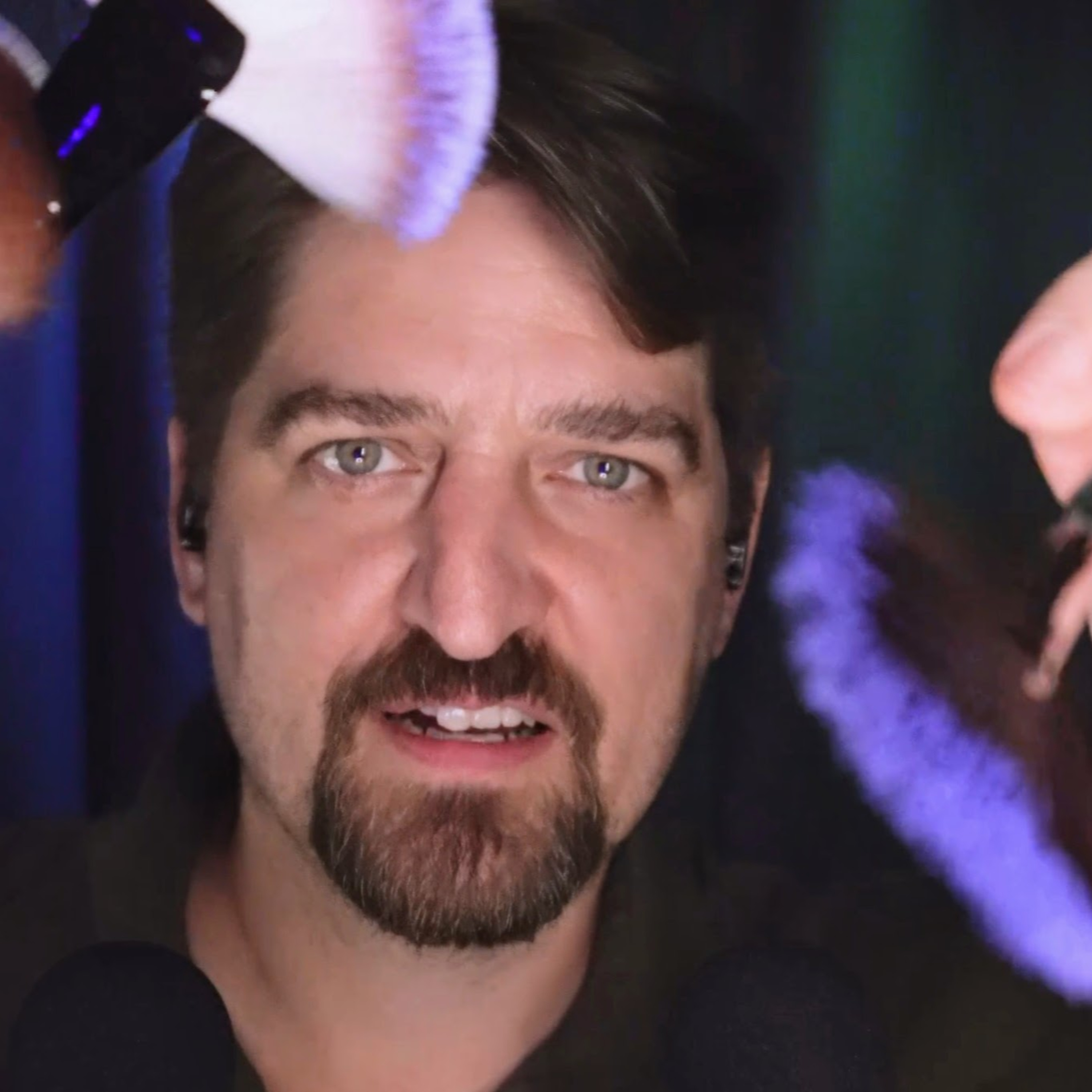 ASMR Choosing BEST Face Brush & Mouth Sounds