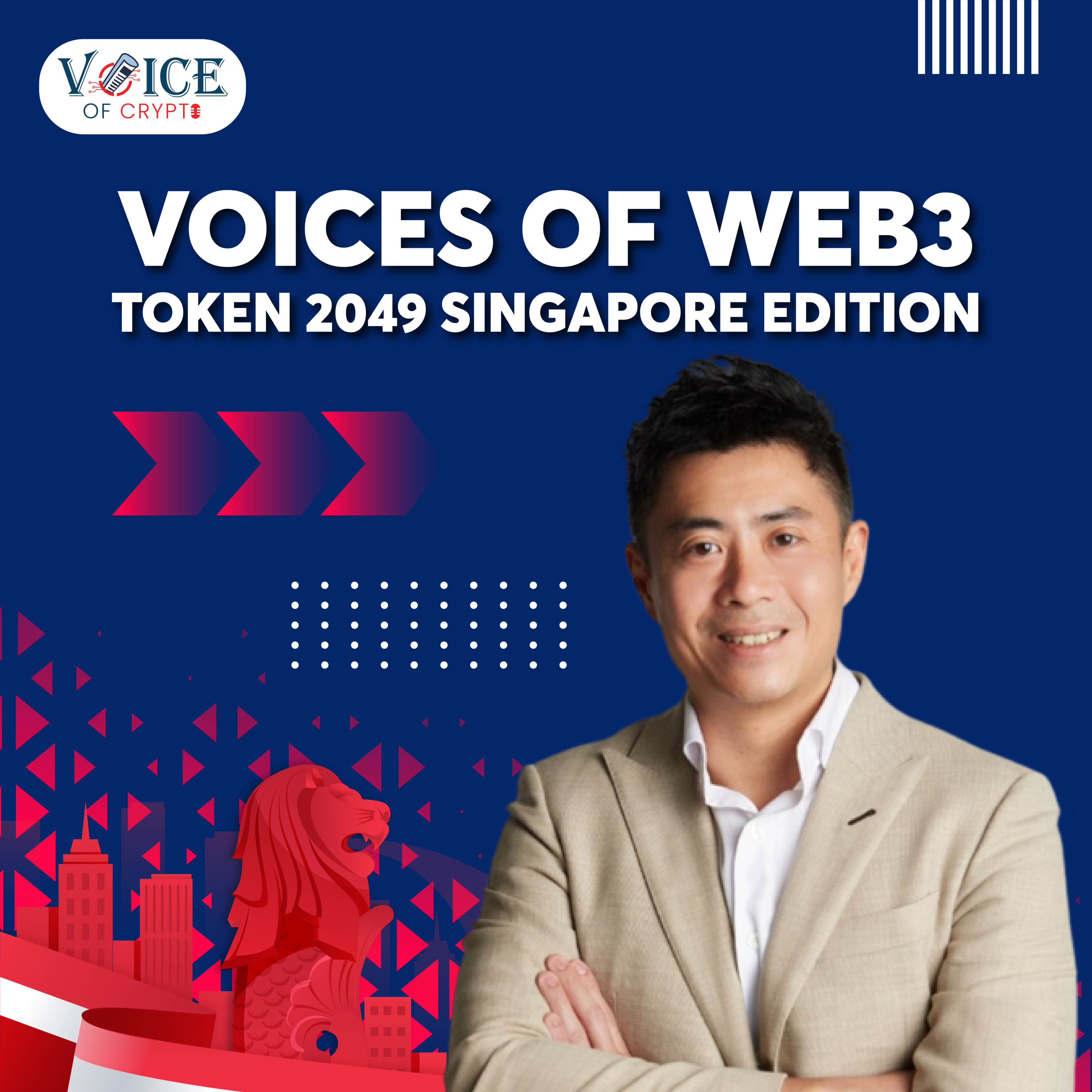 Voices of Web3 | Navigating Web3: The CoinStore Journey with James | Token2049 edition episode artwork