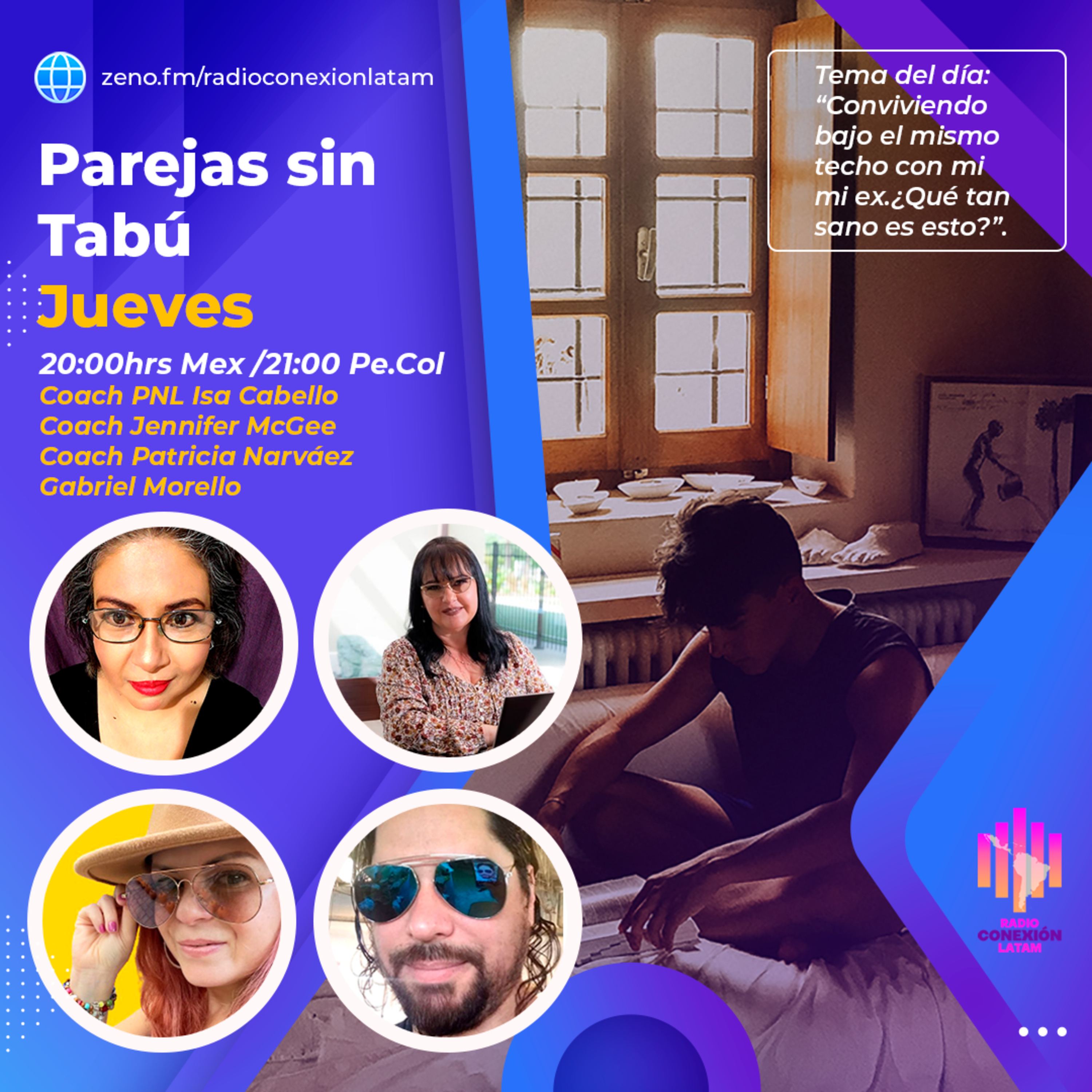 PAREJAS SIN TABÚ: "Conviviendo bajo el mismo techo con mi ex, ¿Qué tan sano es esto? episode artwork