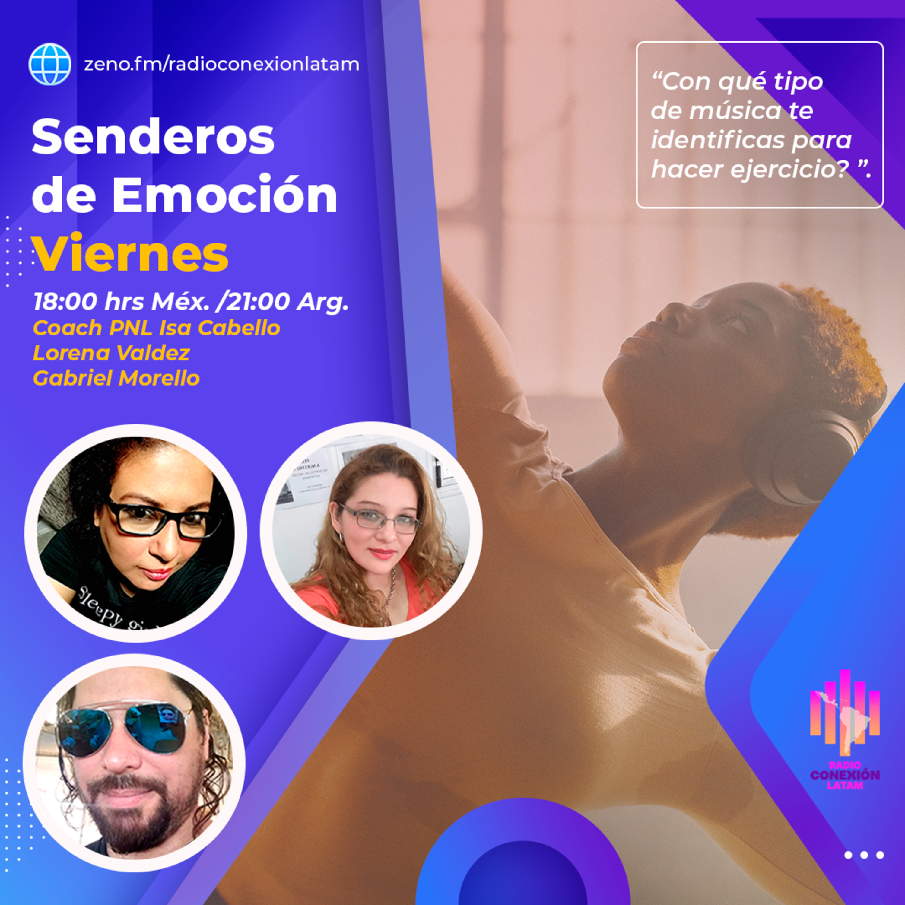 Senderos de Emoción: ¿Con qué tipo de música te identificas para hacer ejercicio? episode artwork