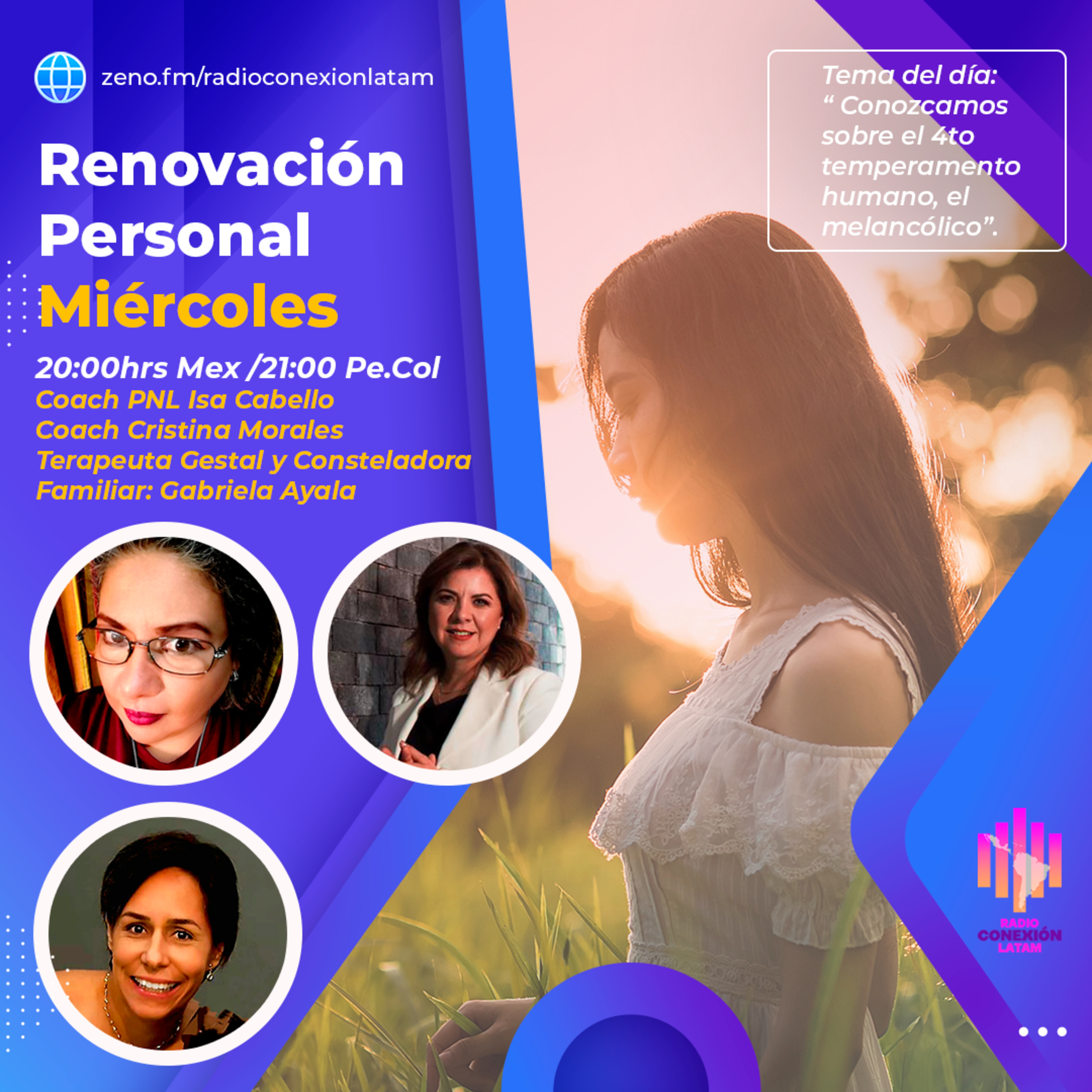 Renovación Personal: "Conozcamos sobre el 4to temperamento humano, el melancólico" episode artwork