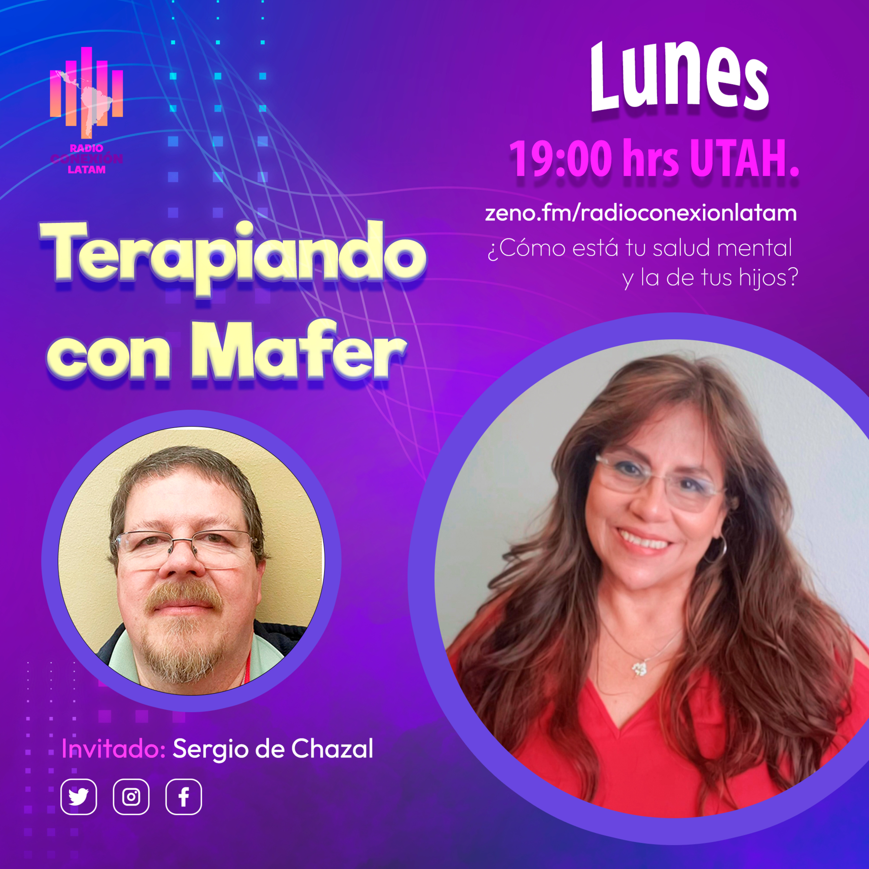 Terapiando con Mafer ft. Sergio de Chazal: ¿Cómo está tu salud mental y la de tus hijos?  episode artwork