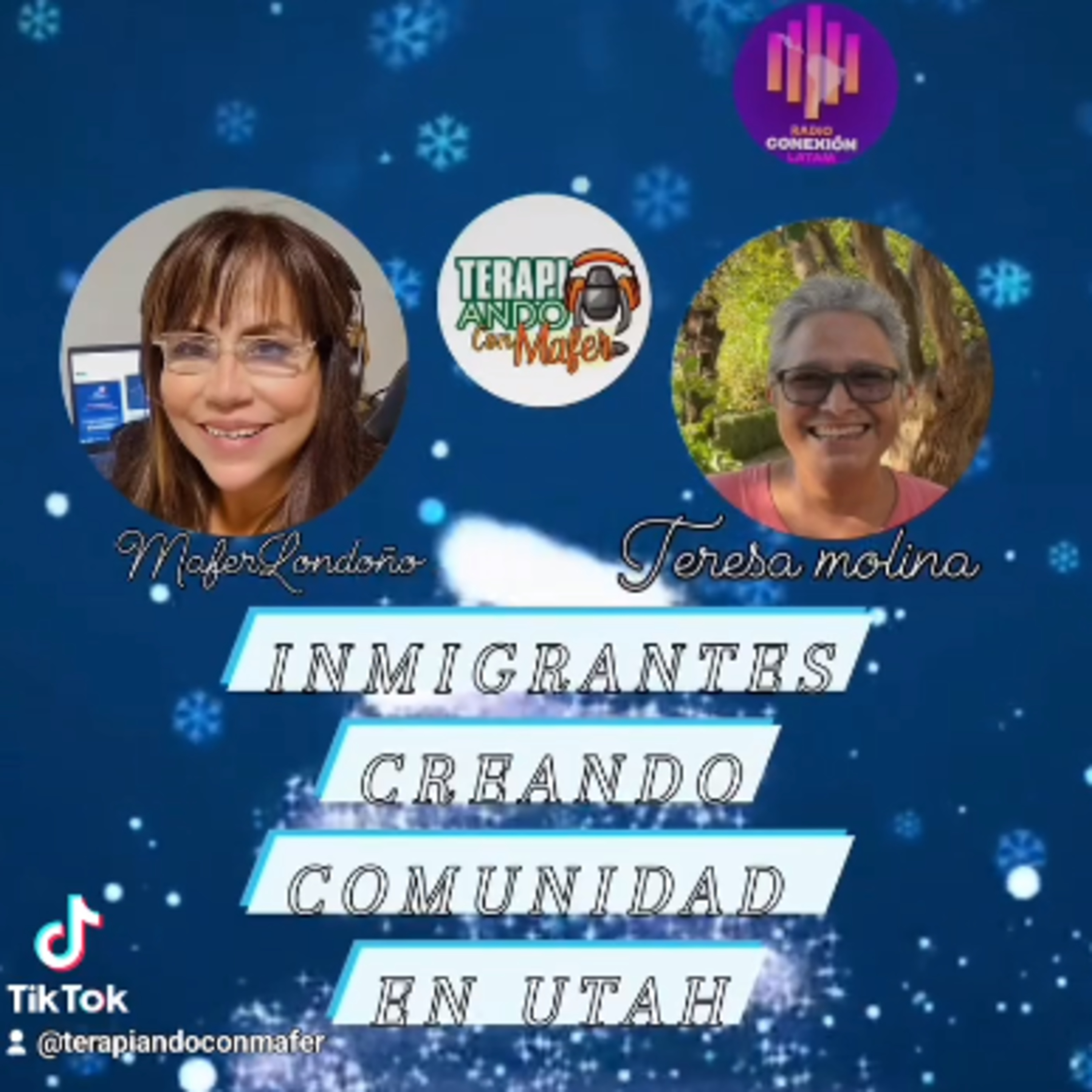 Terapiando con Mafer: INMIGRANTES/ Profesora Teresa Molina Master (MBA) en trabajo social Y Doctora en Filosofía (PH.D) episode artwork
