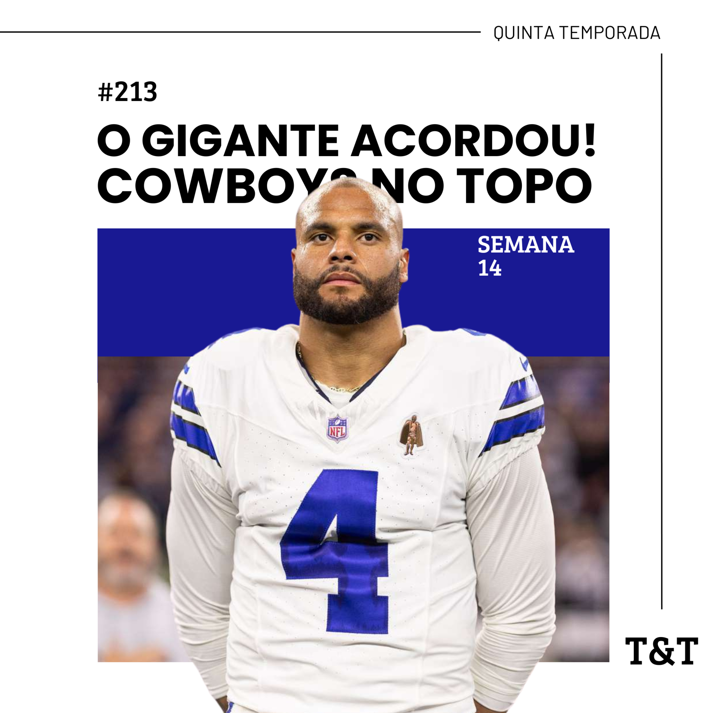 T&T NFL #213: O gigante acordou! Cowboys no topo episode artwork
