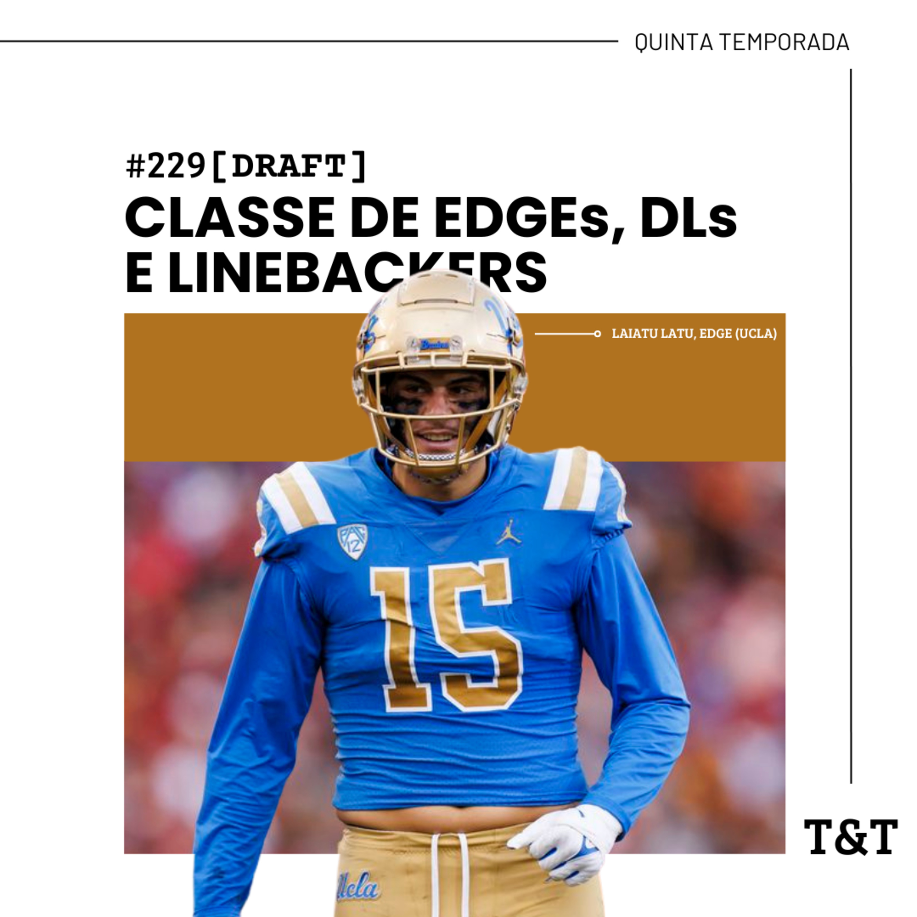 T&T NFL #229: Draft 2024 - Classe de EDGEs, DLs e LBs episode artwork