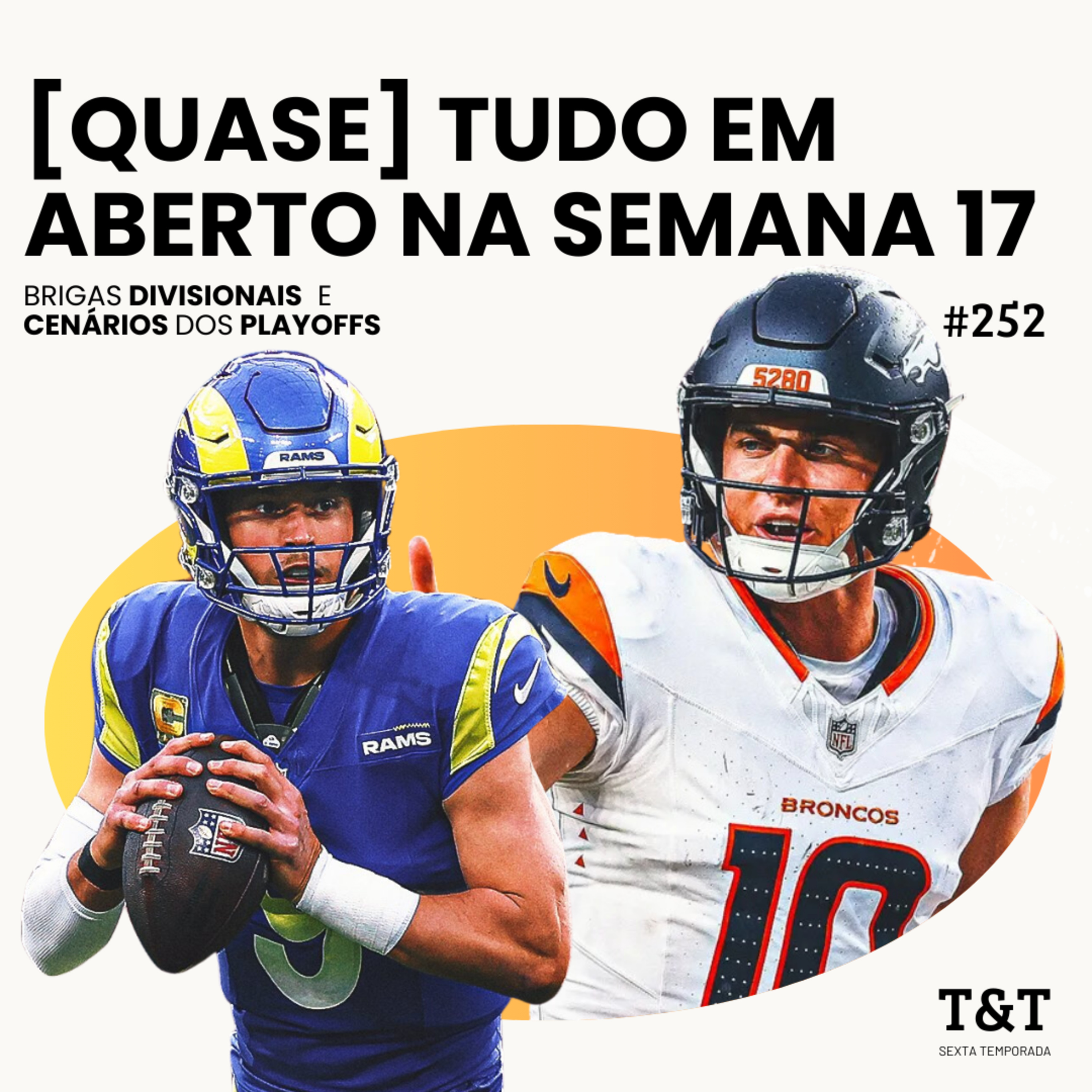 T&T NFL #252: [Quase] tudo em aberto na semana 17 episode artwork