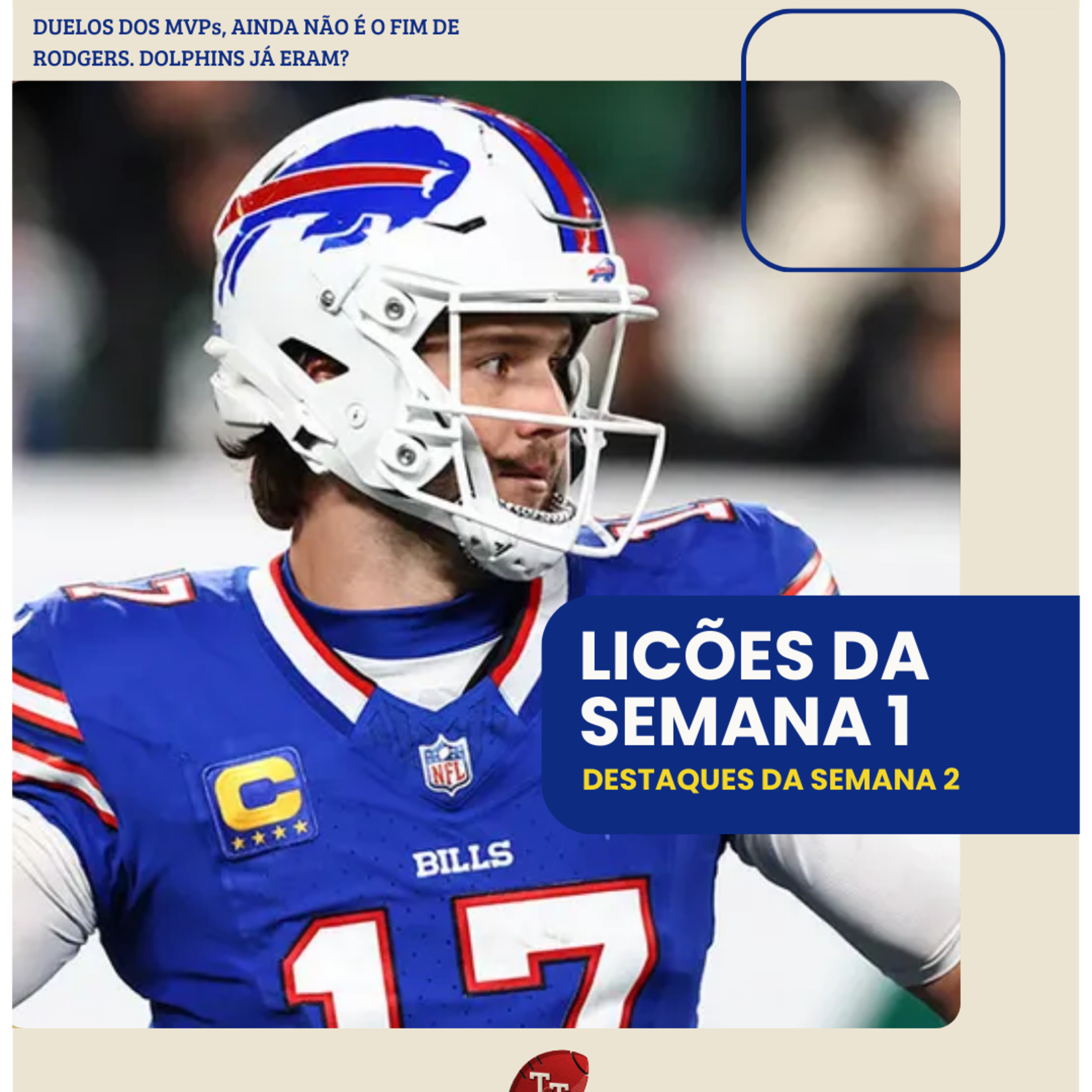 T&T NFL #260: Lições da semana 1 da NFL e destaques da semana 2 episode artwork
