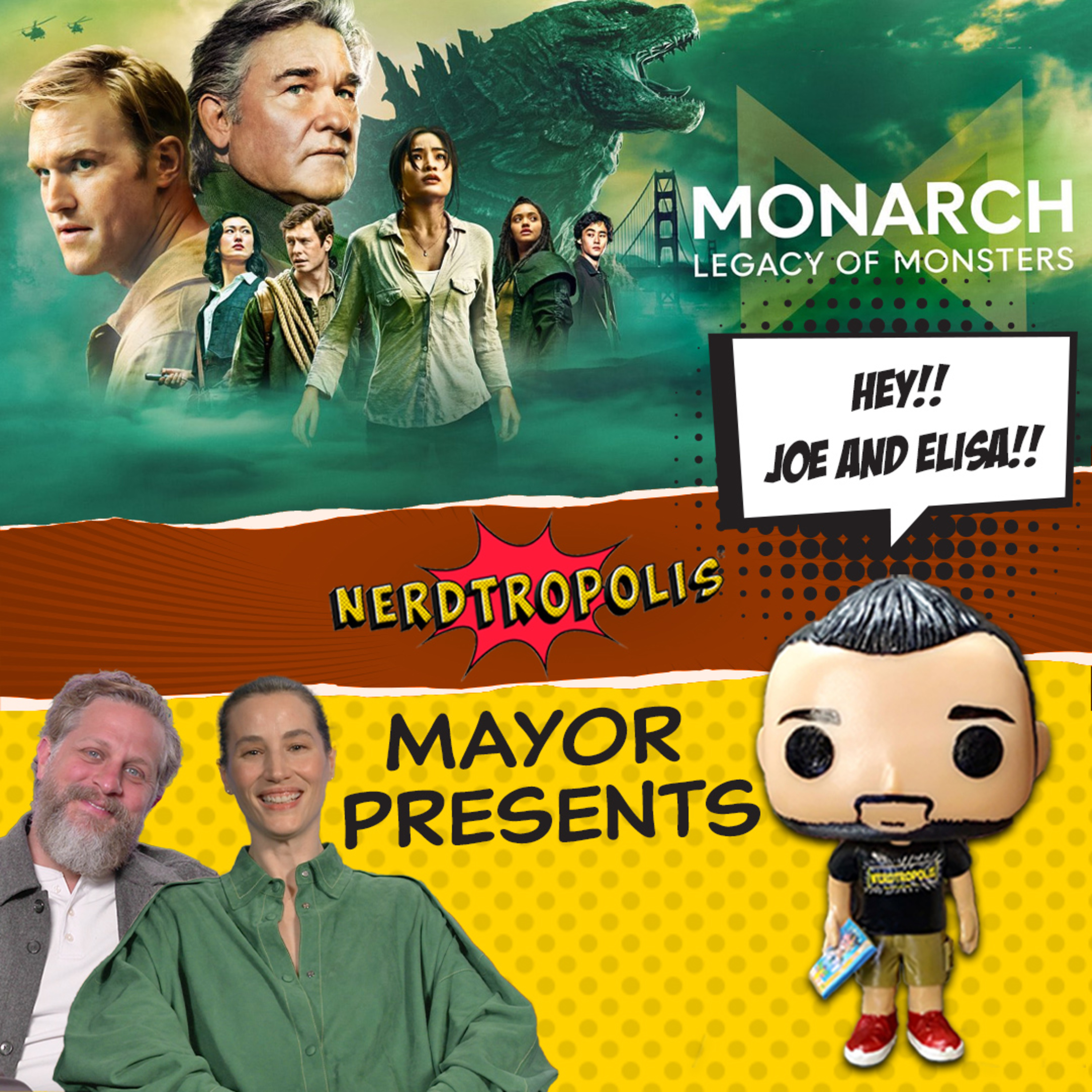 JOE TIPPETT & ELISA LASOWSKI: Monarch: Legacy of Monsters, Team Godzilla or Team Kong episode artwork