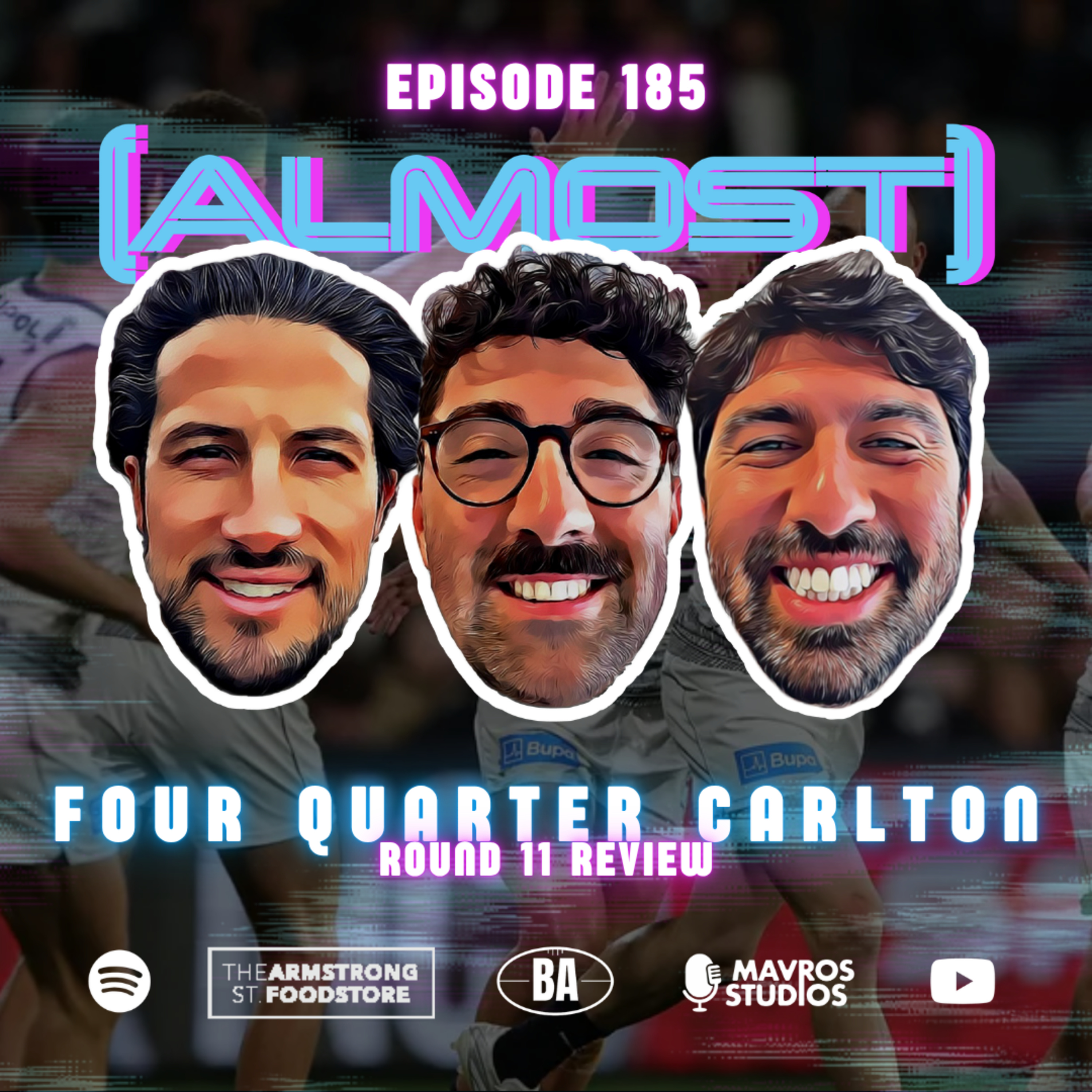 #185 Four Quarter Carlton | Round 11 Review episode artwork