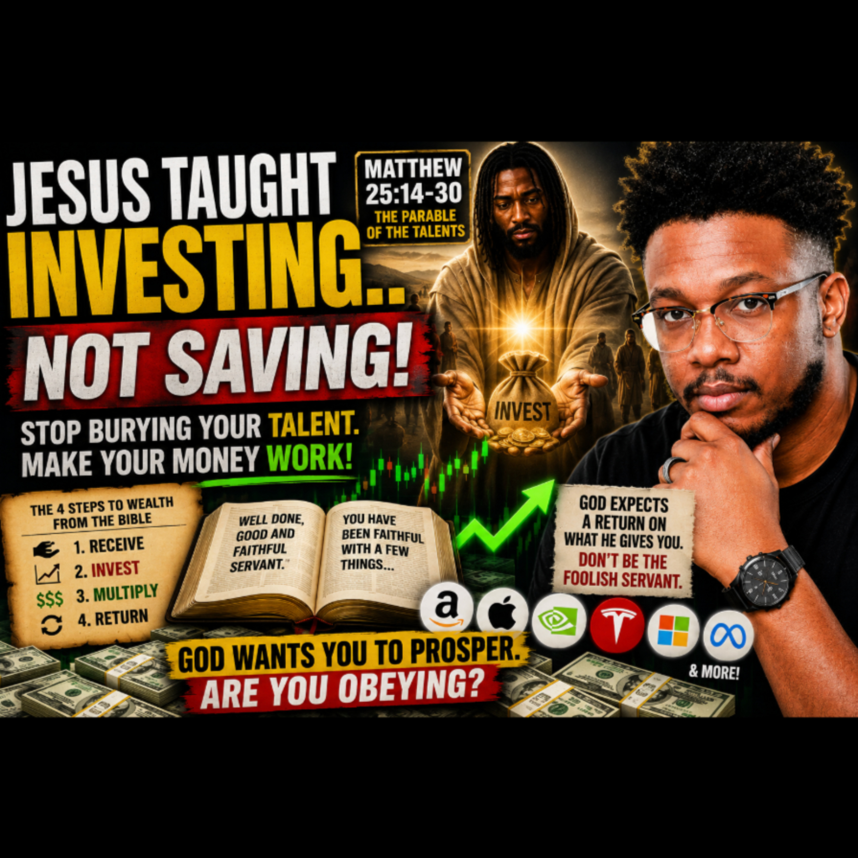 Bible Commands Invest Money | Matthew 25:14-30 episode artwork