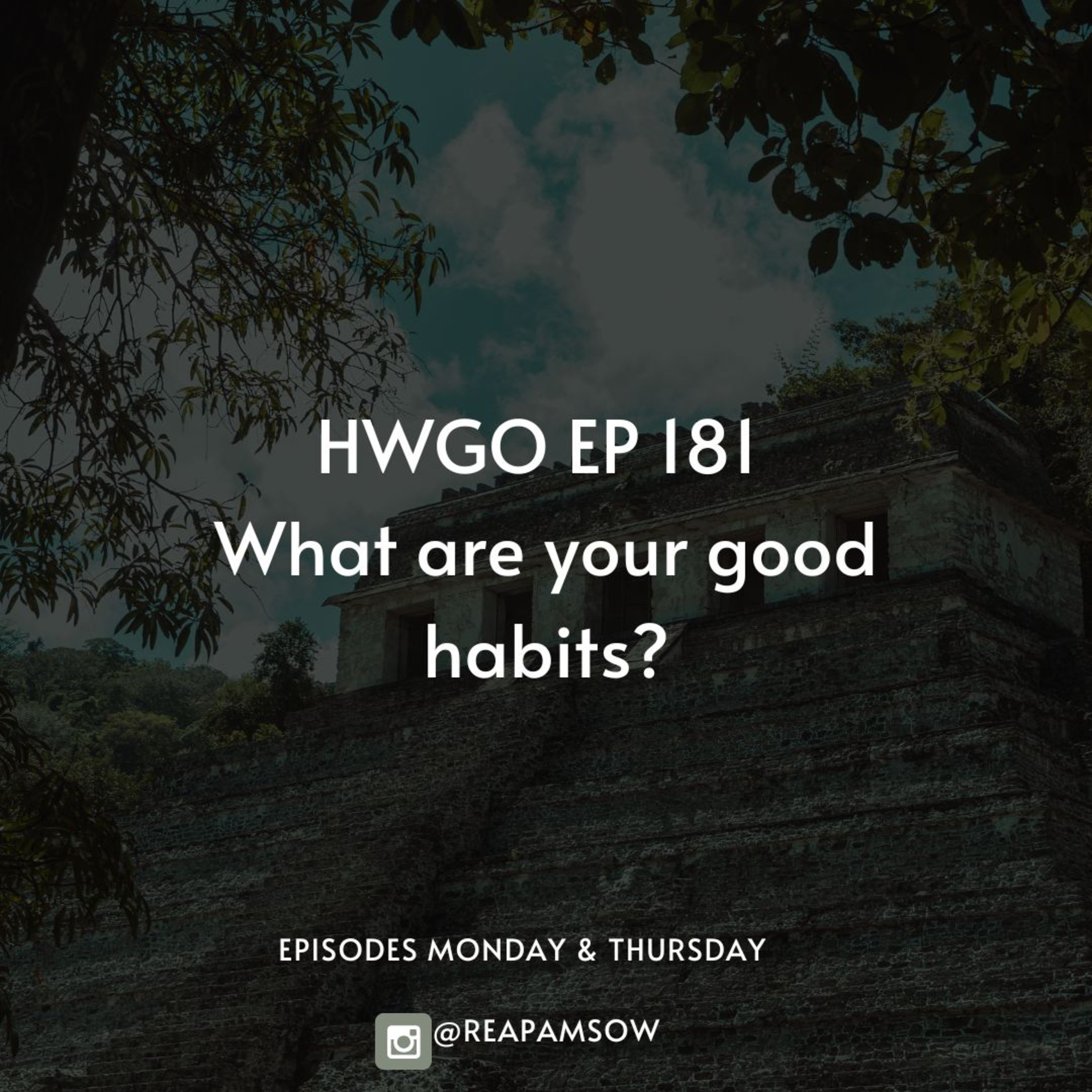 HWGO EP 181 What are your good habits? episode artwork