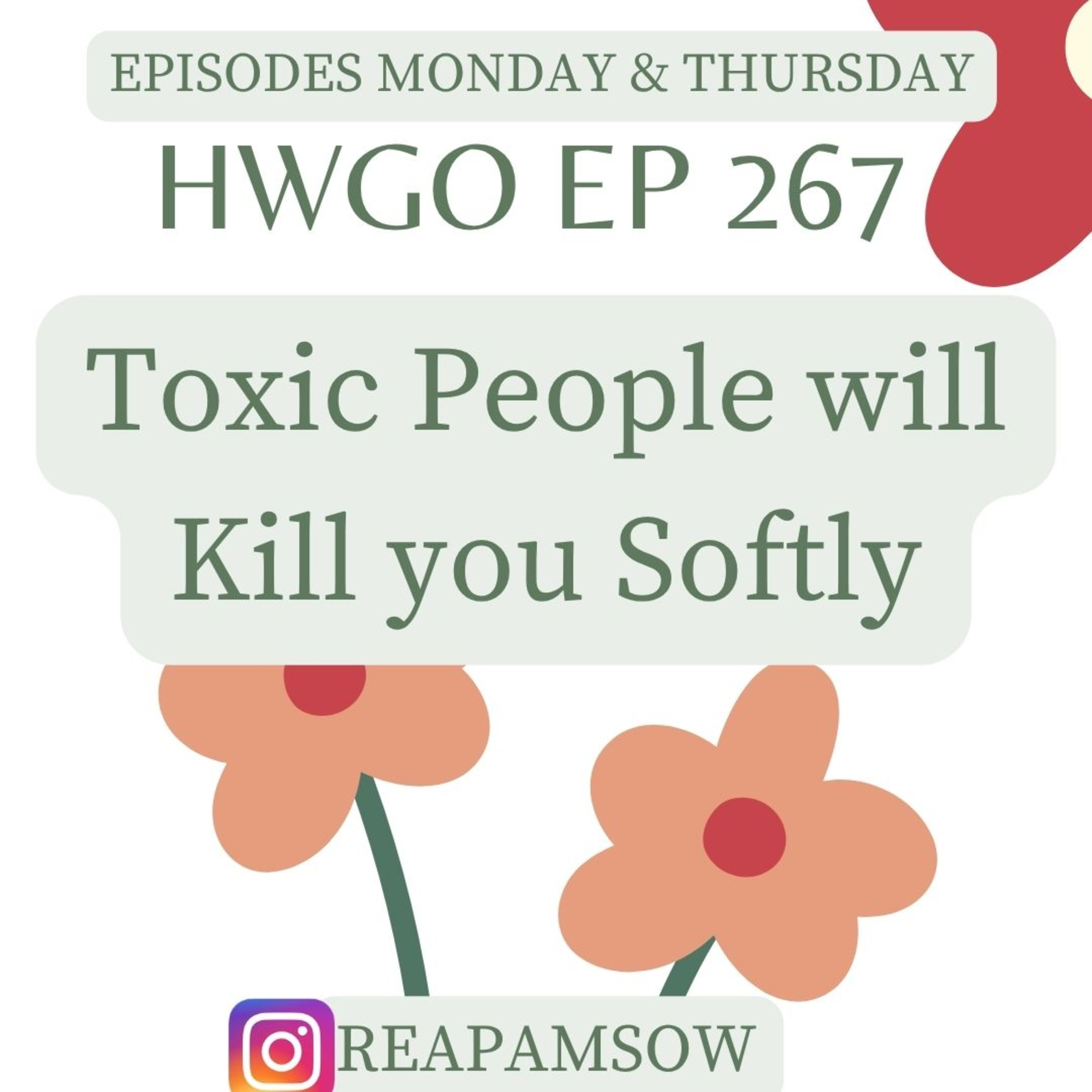 HWGO EP 267 Toxic People will Kill you Softly episode artwork