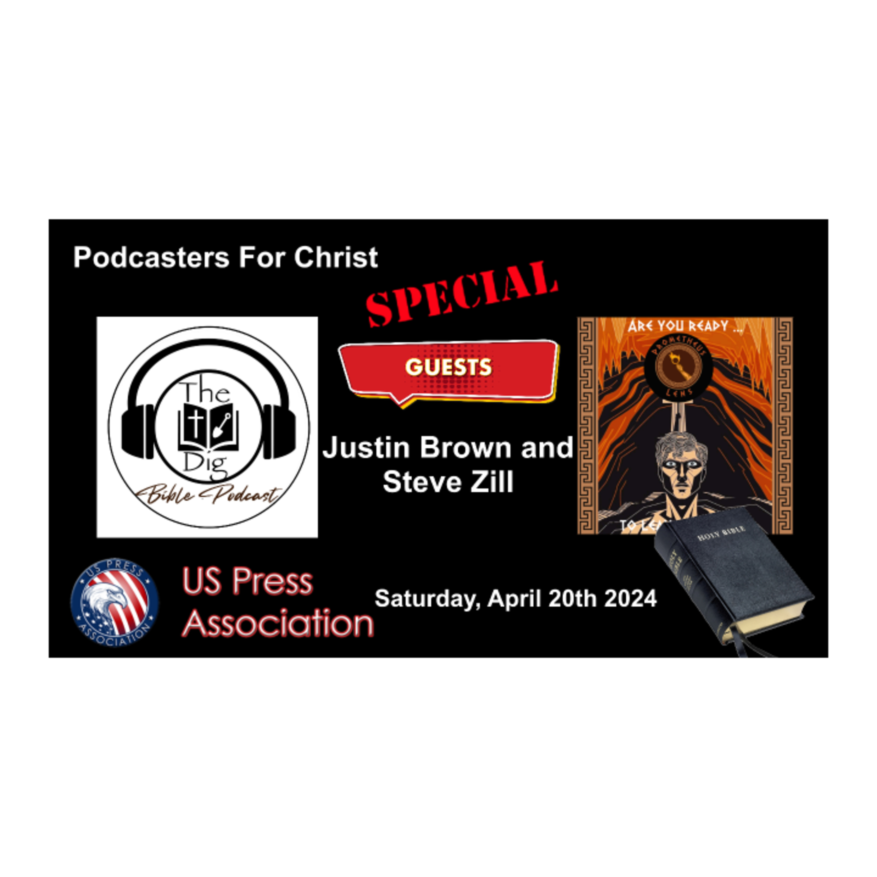 Special Guests Justin Brown and Steve Zill Podcasters For Christ episode artwork