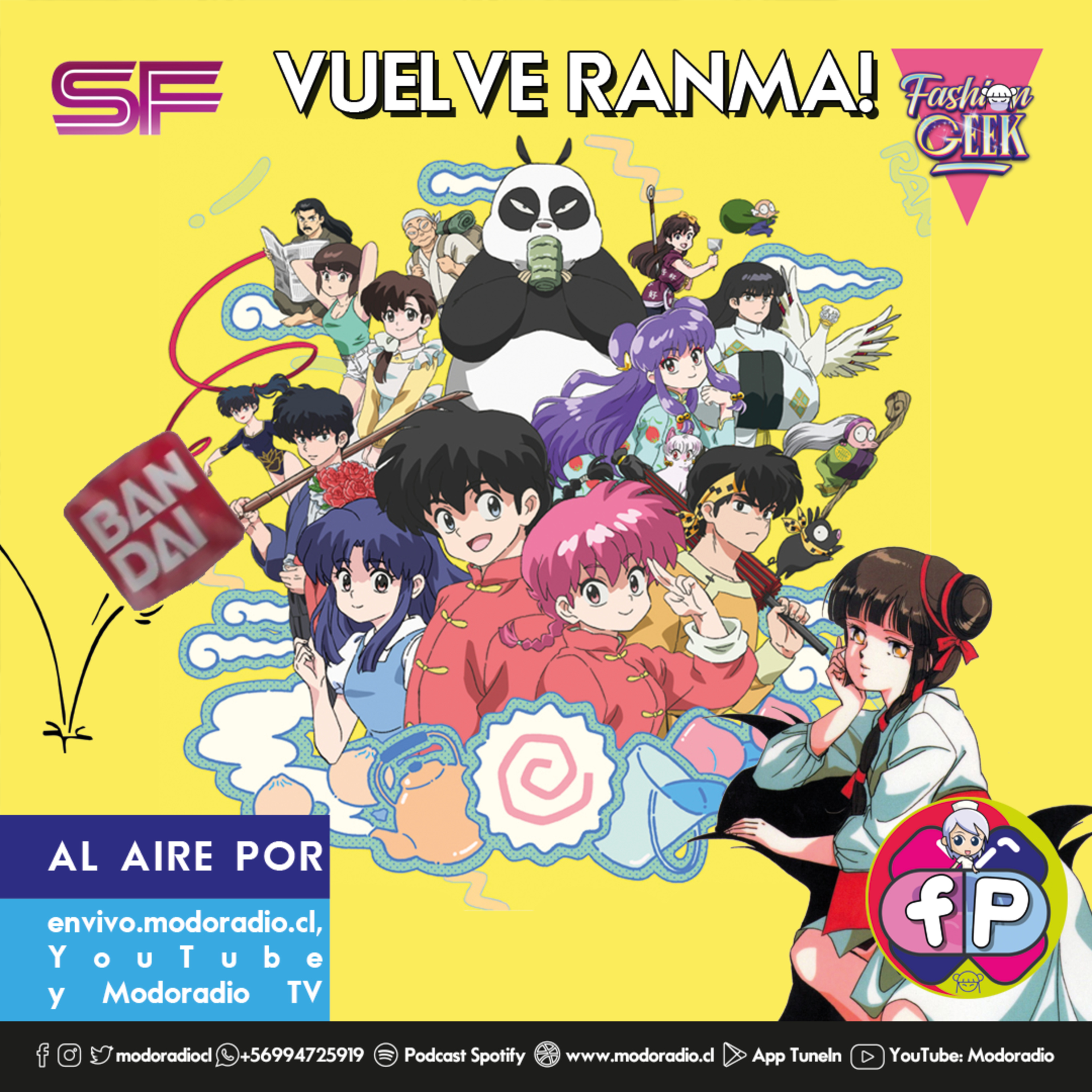 Fanmacia Popular 315 (T08 E19): ¿Qué le sucedió a tu voz Ranma Saotome? Pero... ¿Qué le pasó también a la chica? episode artwork