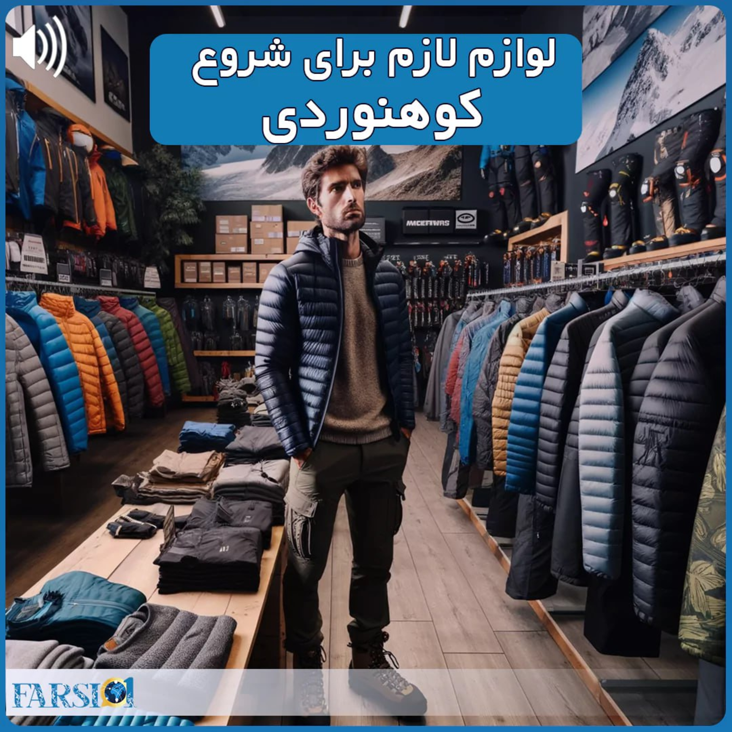 کاور لوازم مورد نیاز برای کوهنوردی