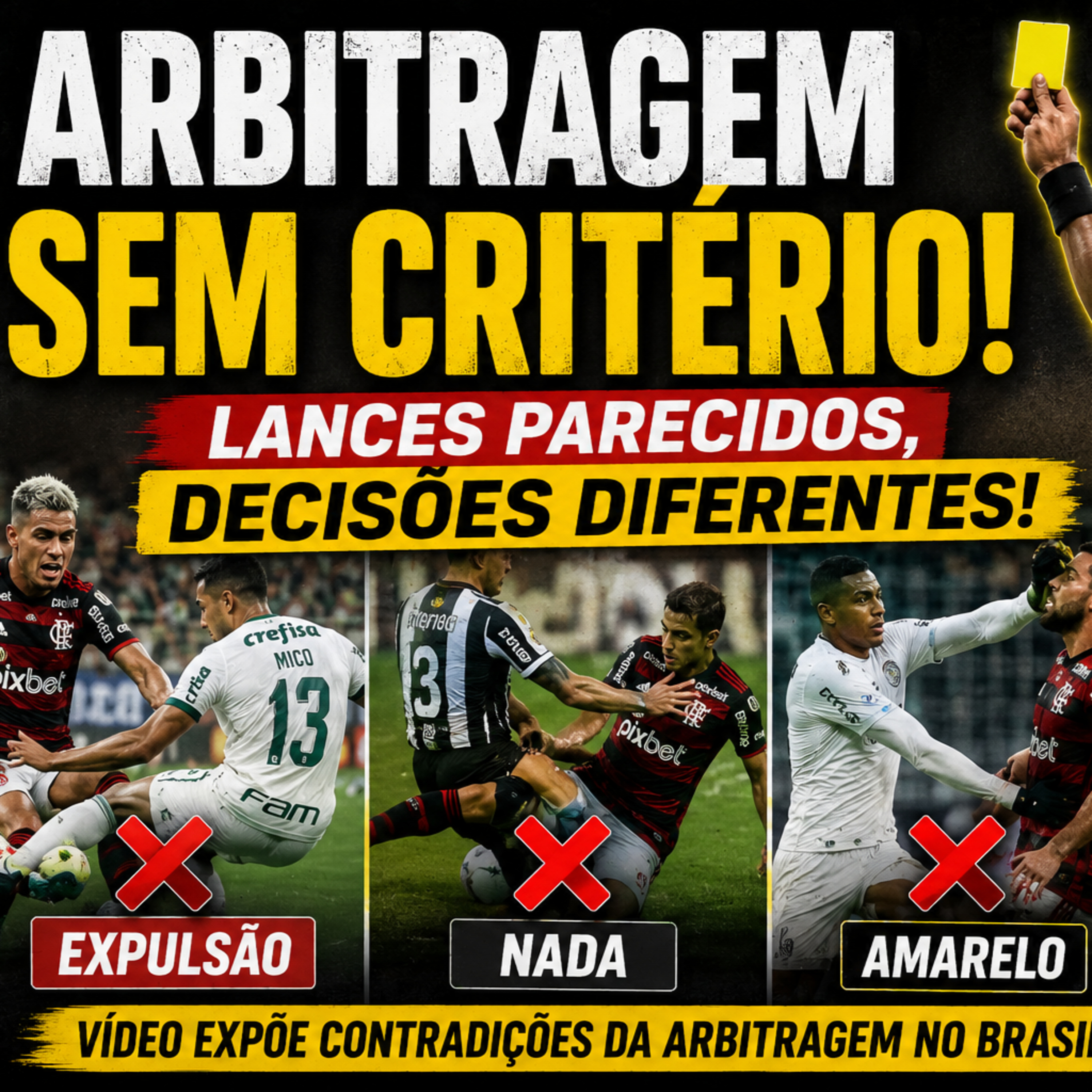 VÍDEO VIRAL EXPÕE FALTA DE CRITÉRIO DA ARBITRAGEM CONTRA O FLAMENGO episode artwork