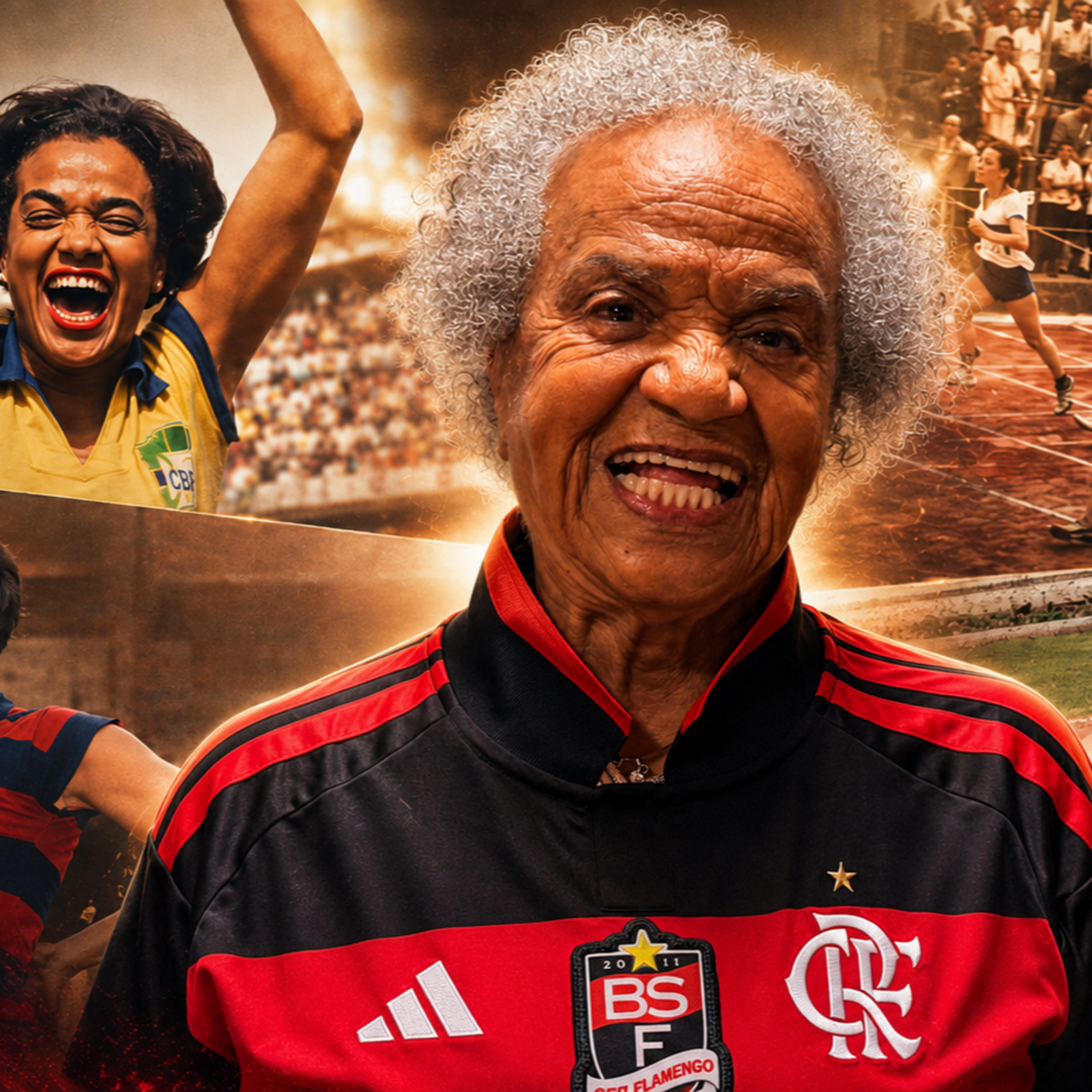 Erica Lopes, a Gazela Negra, se emociona com homenagem e relembra história no Flamengo episode artwork