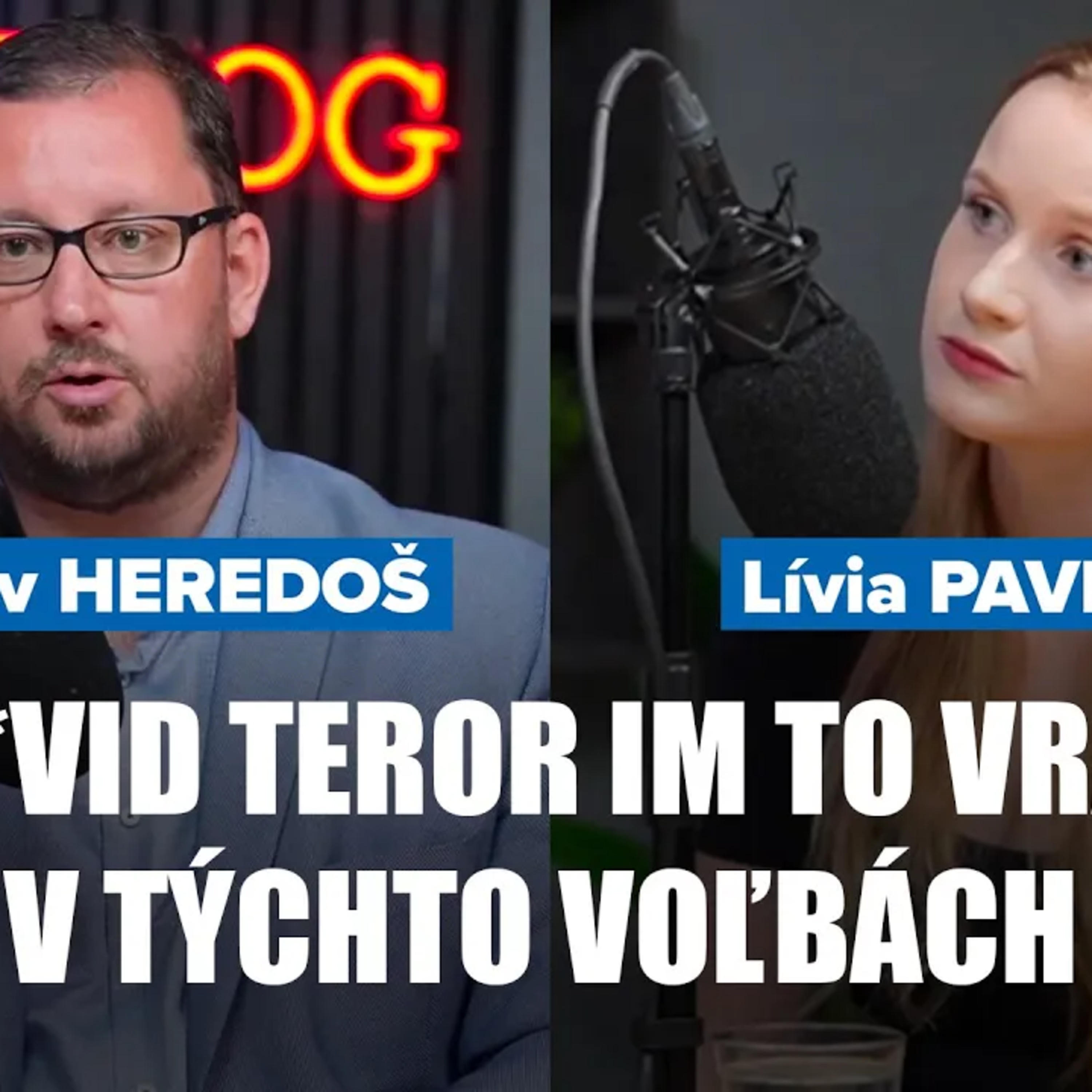 HEREDOŠ A LÍVIA: ZA C0*VlD TEROR IM TO VRÁTIME V TÝCHTO VOĽBÁCH - Kulturblog 5.6.2024