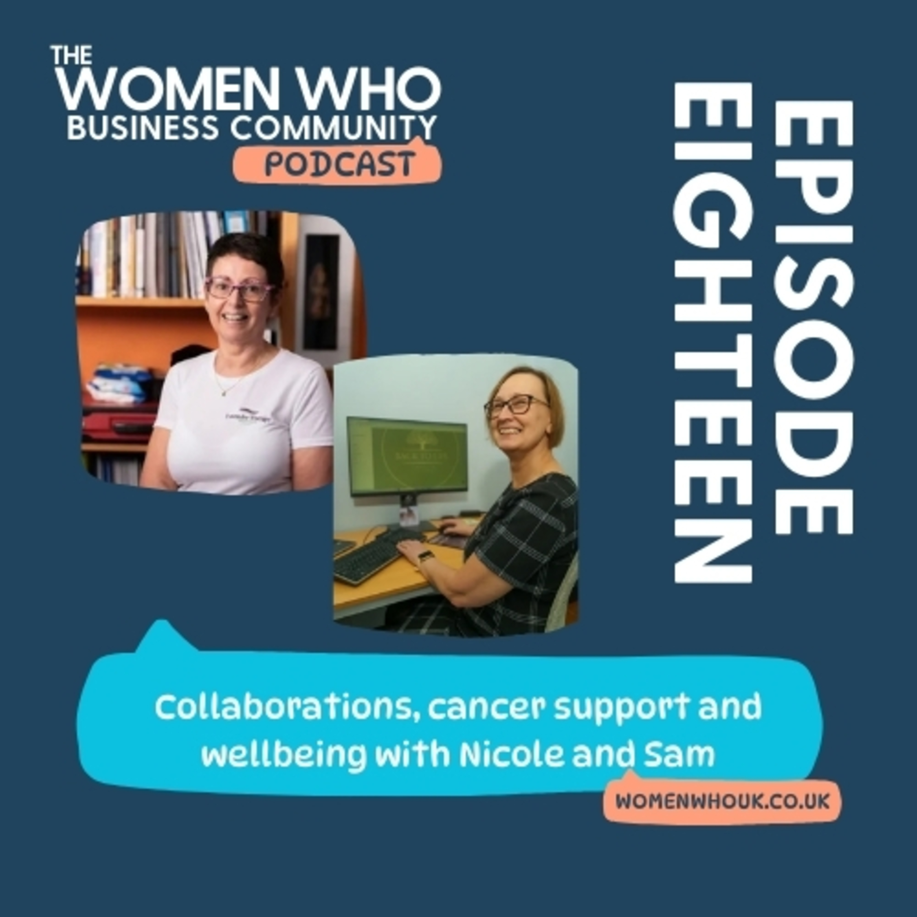 Collaborations, cancer support and wellbeing with Nicole and Sam
