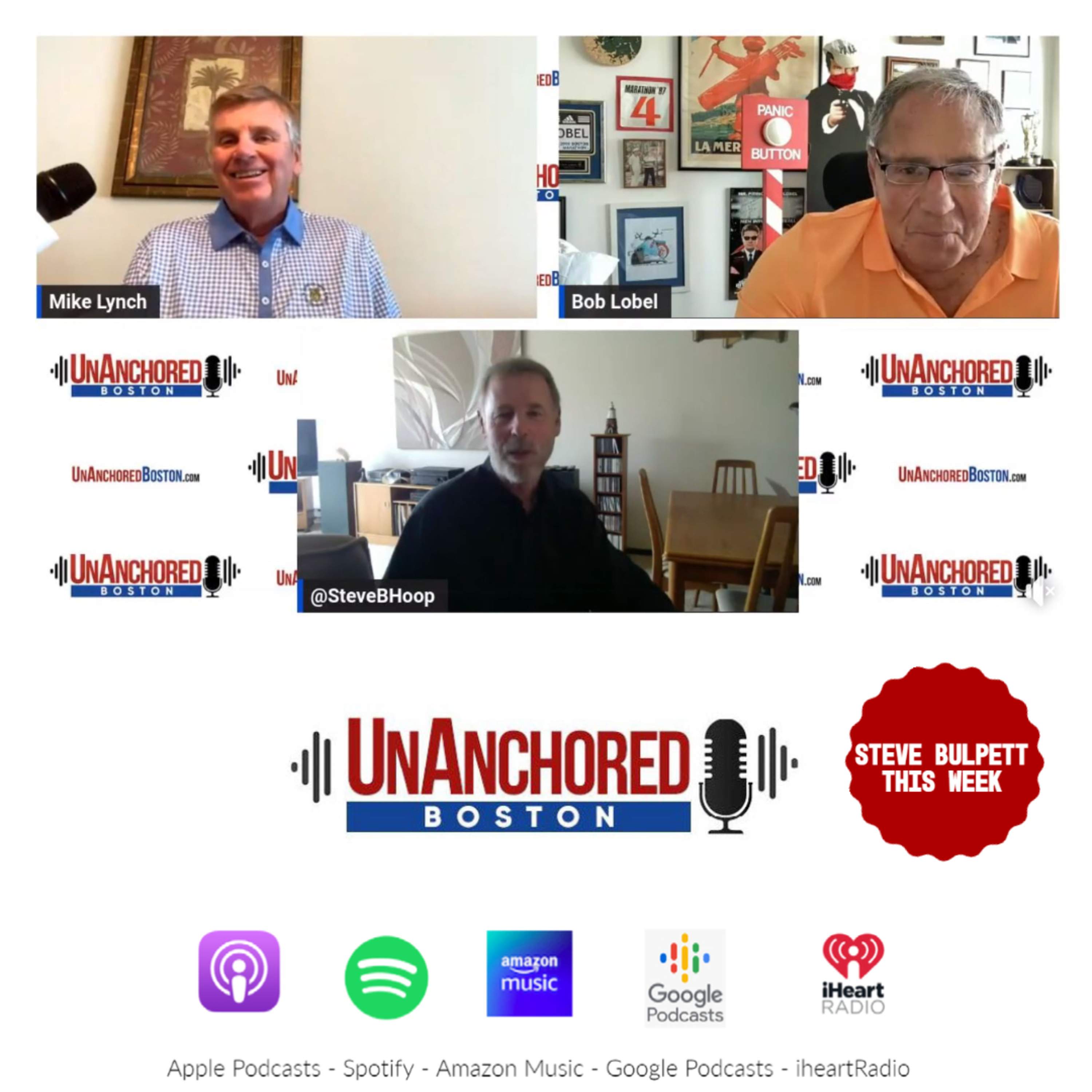 Unanchored Boston guest Steve Bulpett With Bob Lobel and Mike Lynch  episode artwork