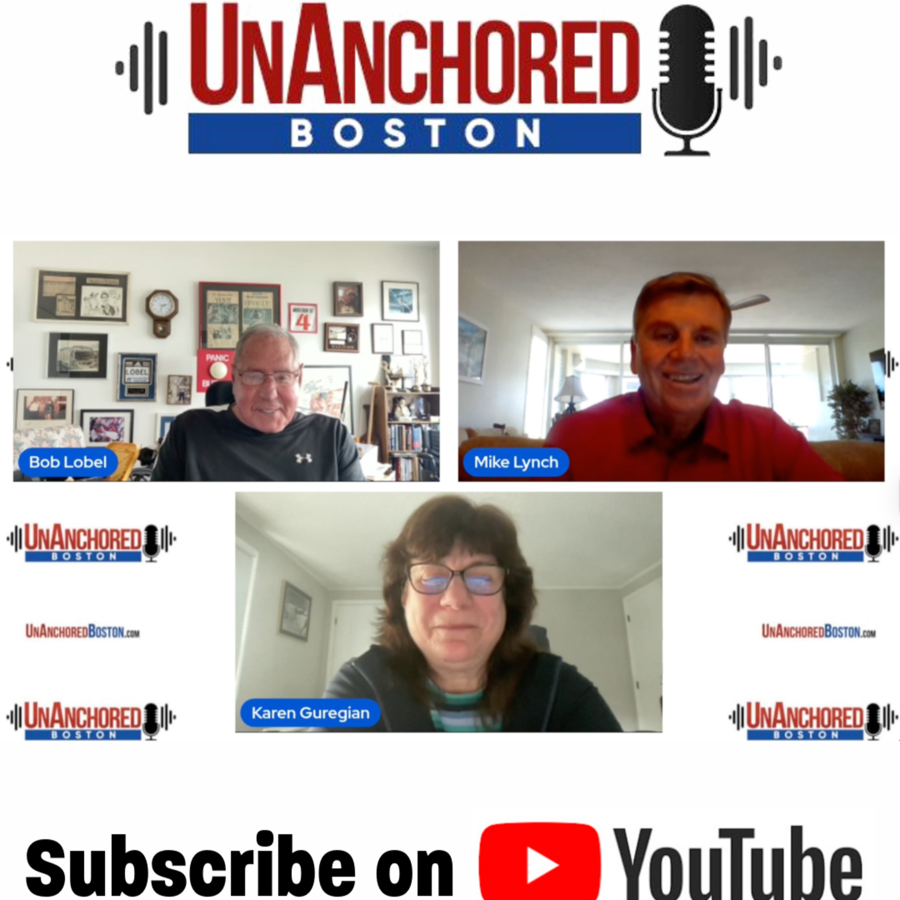 Karen Guregian on UnAnchored Boston with Bob Lobel and Mike Lynch episode artwork