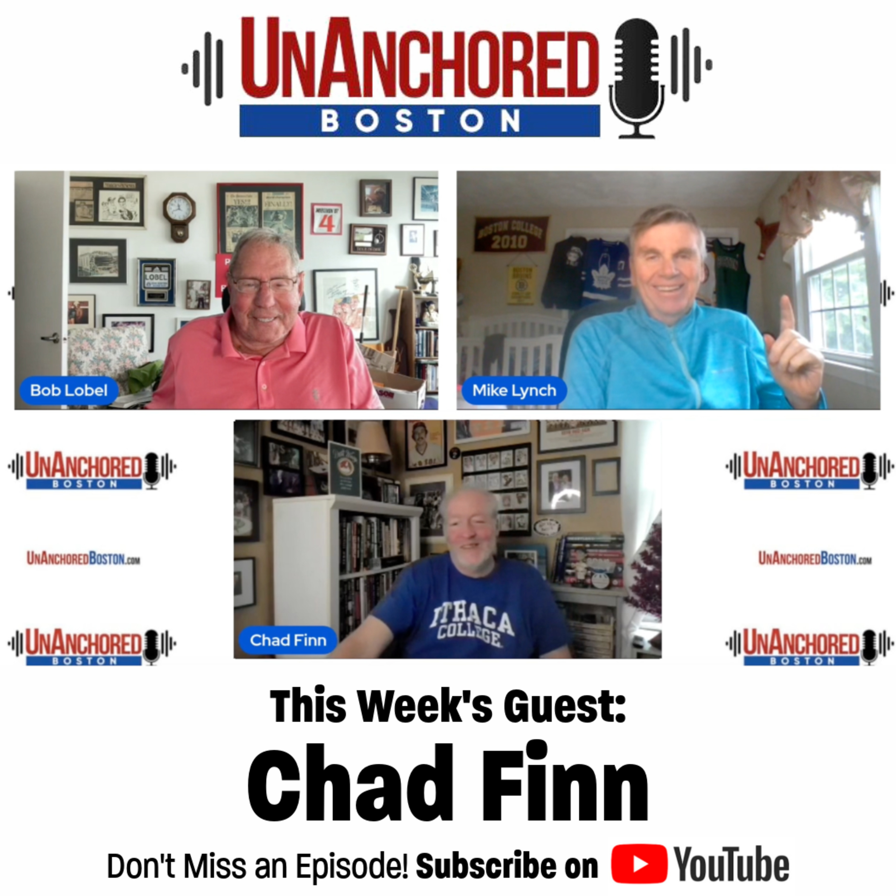 Chad Finn on UnAnchored Boston with Bob Lobel and Mike Lynch episode artwork