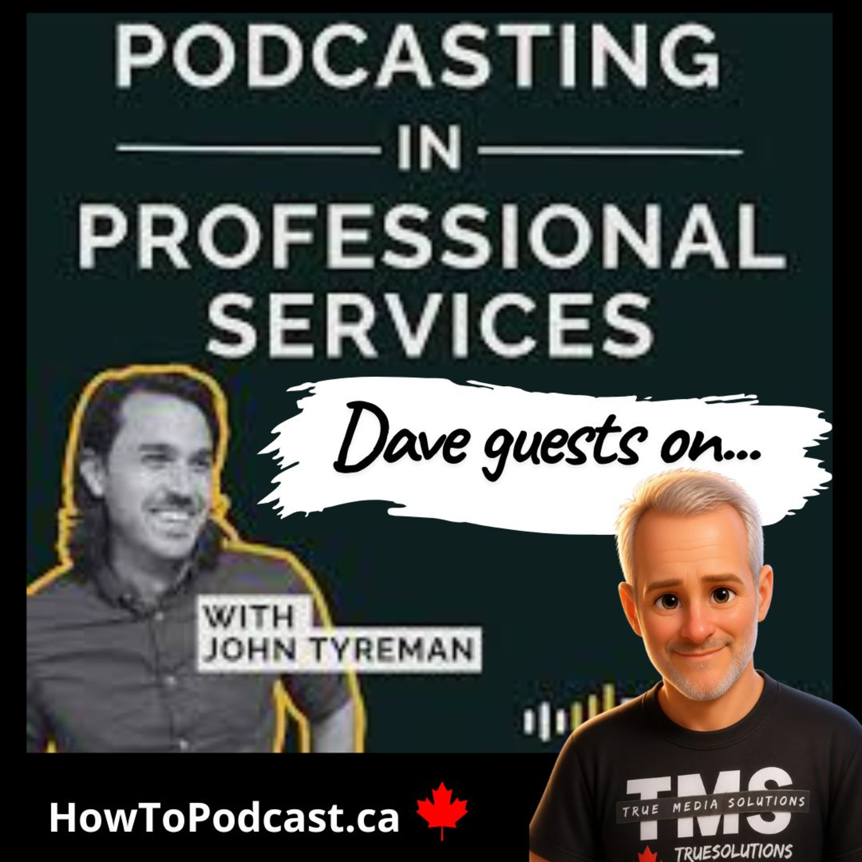 E694 - Shared Mic Sessions - Dave Guesting on Podcasting in Professional Services with John Tyreman — The How To Podcast Series - Podcast Co-Hosts, Practical Podcast Tips, and Podcast Community cover