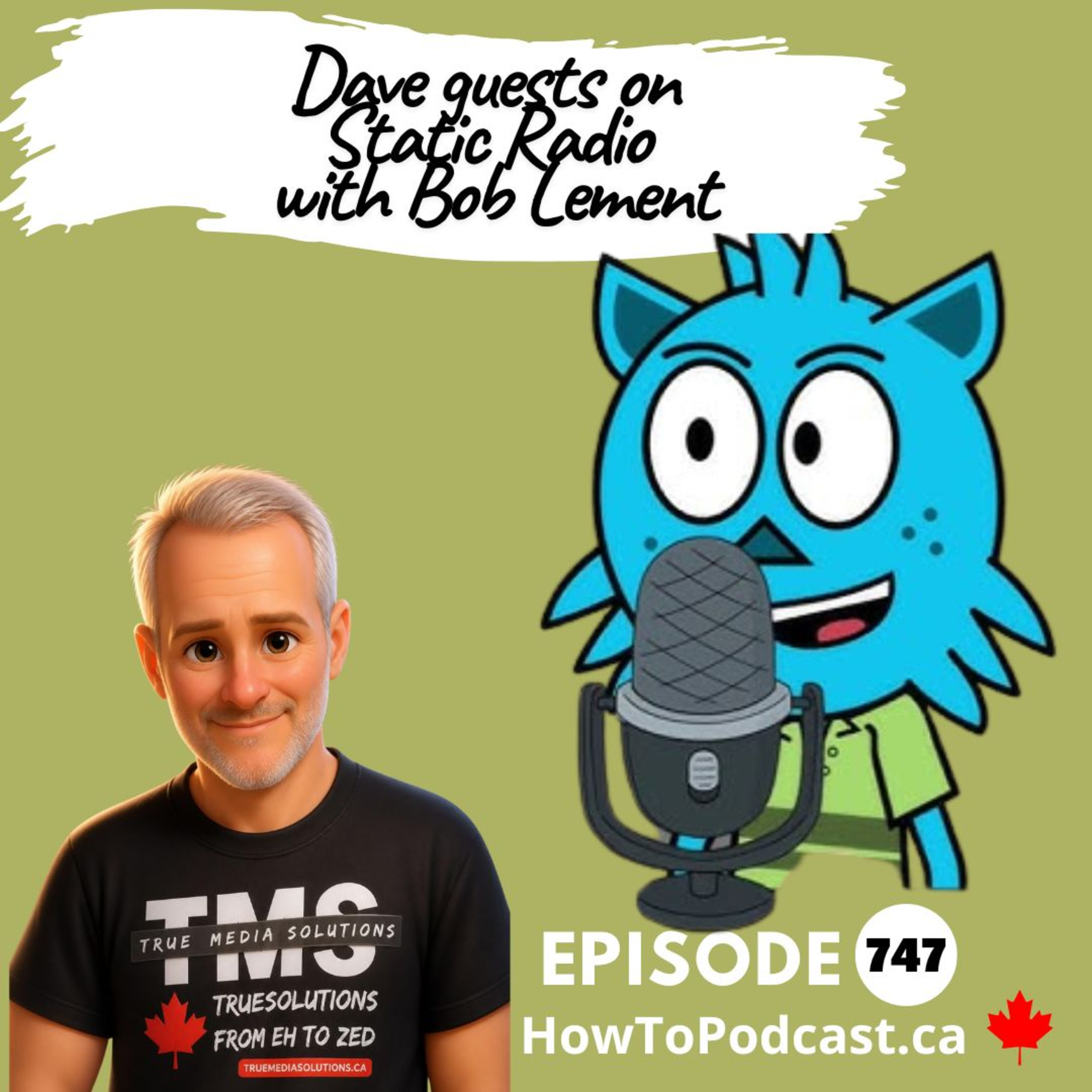 E747 - Shared Mic Sessions - Static Radio with Bob Lement the Cartoon Blue Cat