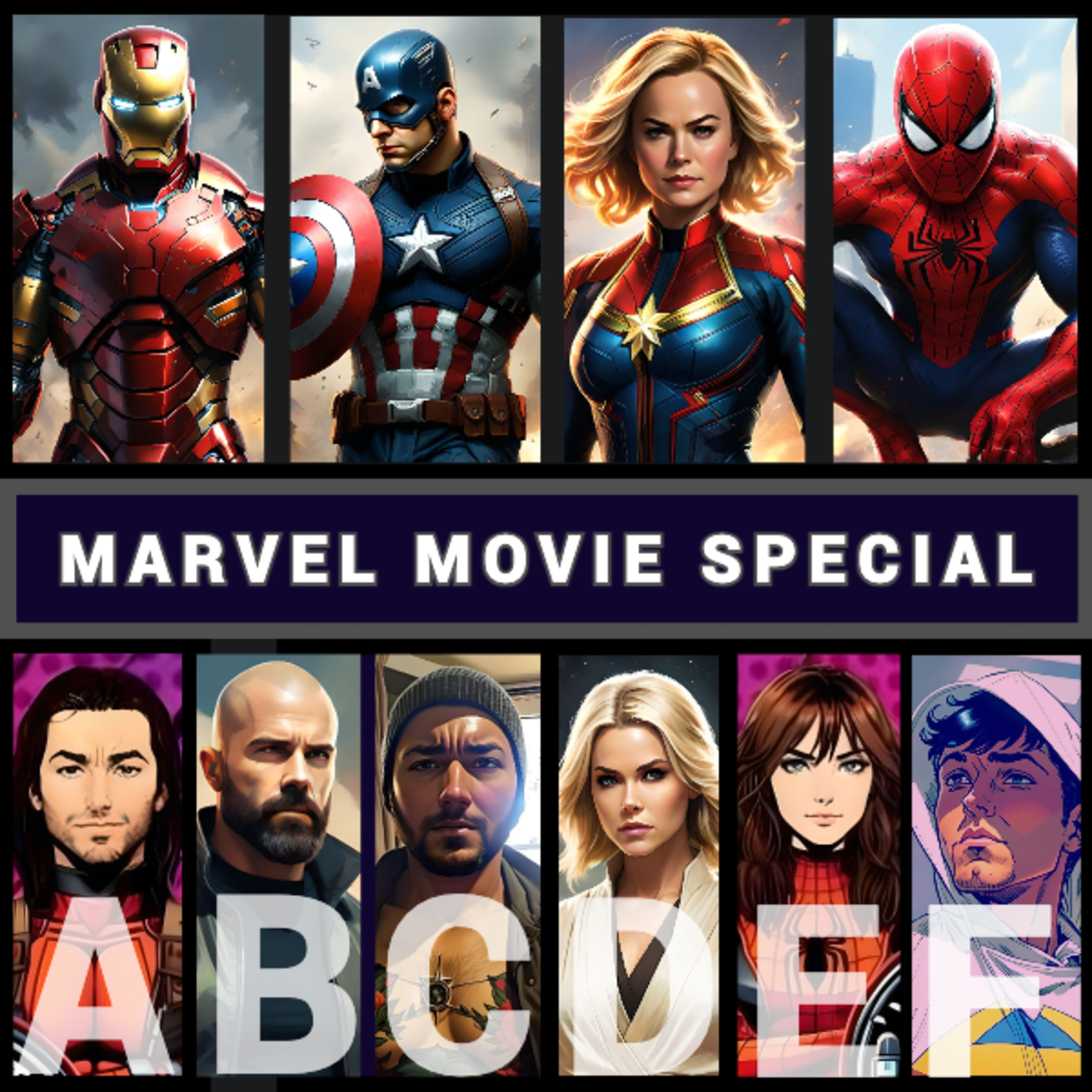 EPISODE 39 - SPECIAL EPISODE - BEST MARVEL MOVIES - Movie List Battle - 6 Lists 1 Topic - Top 8 Movies Podcast