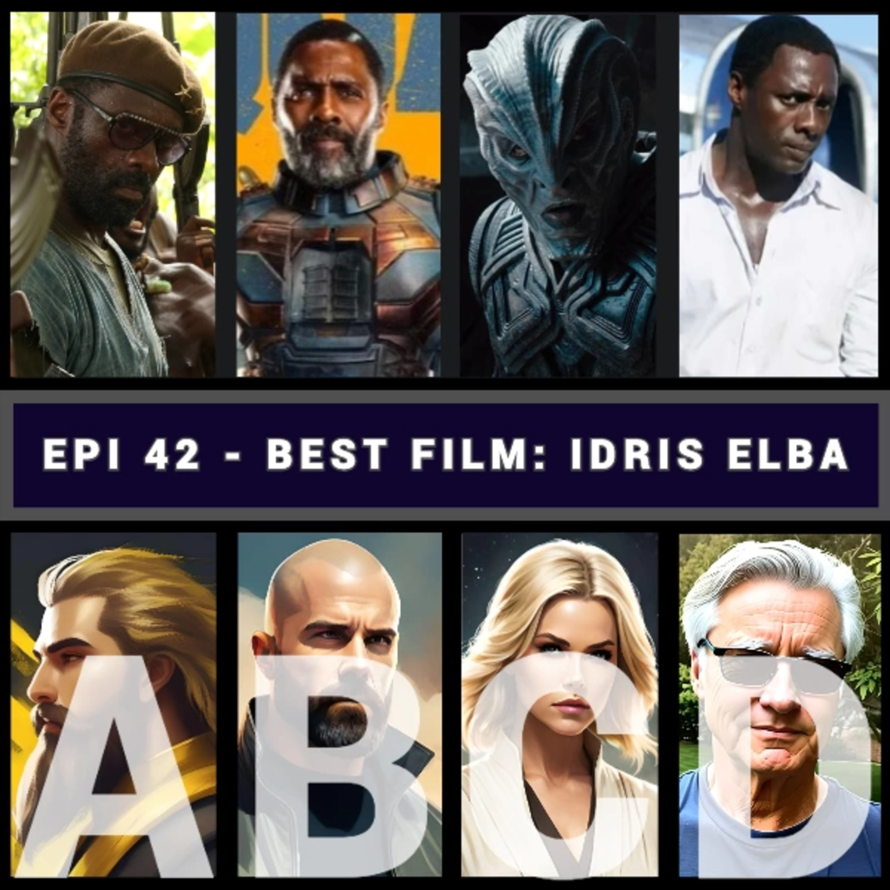 Episode 42 - Idris Elba Films - Movie List Battle - 4 Lists 1 Topic - Top 8 Movies Podcast