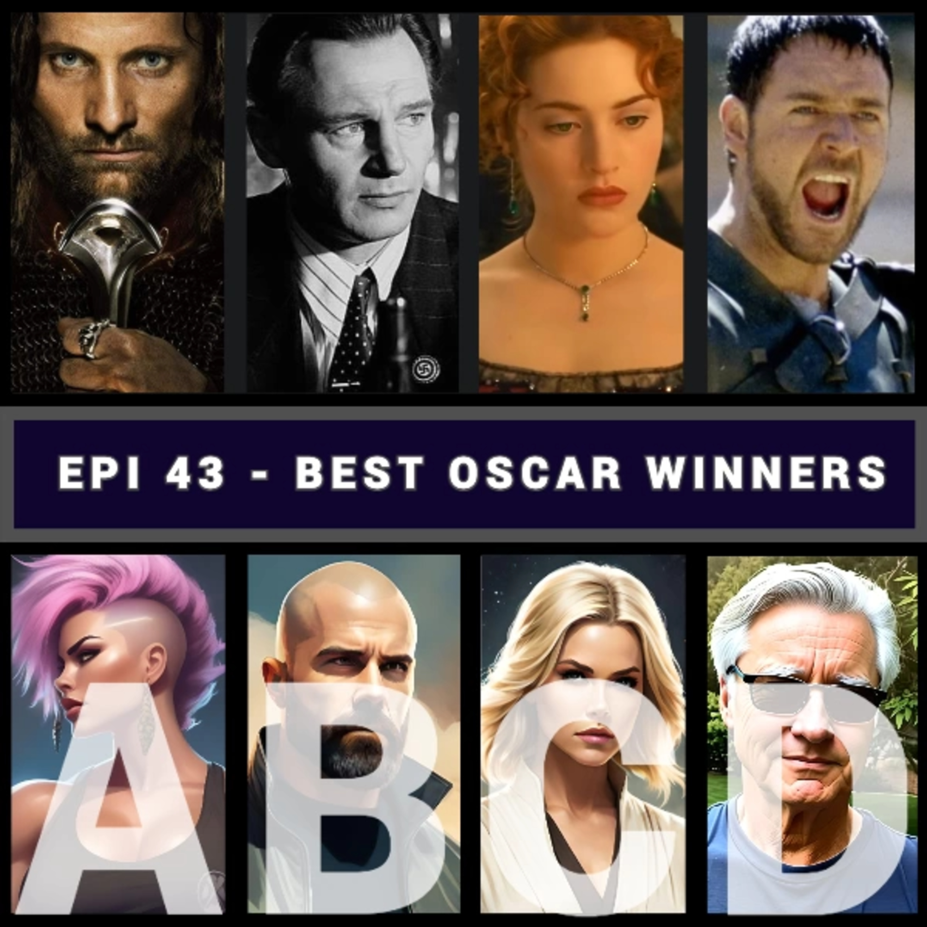 Episode 43 - Best Oscar Winning Films - Movie List Battle - 4 Lists 1 Topic - Top 8 Movies Podcast