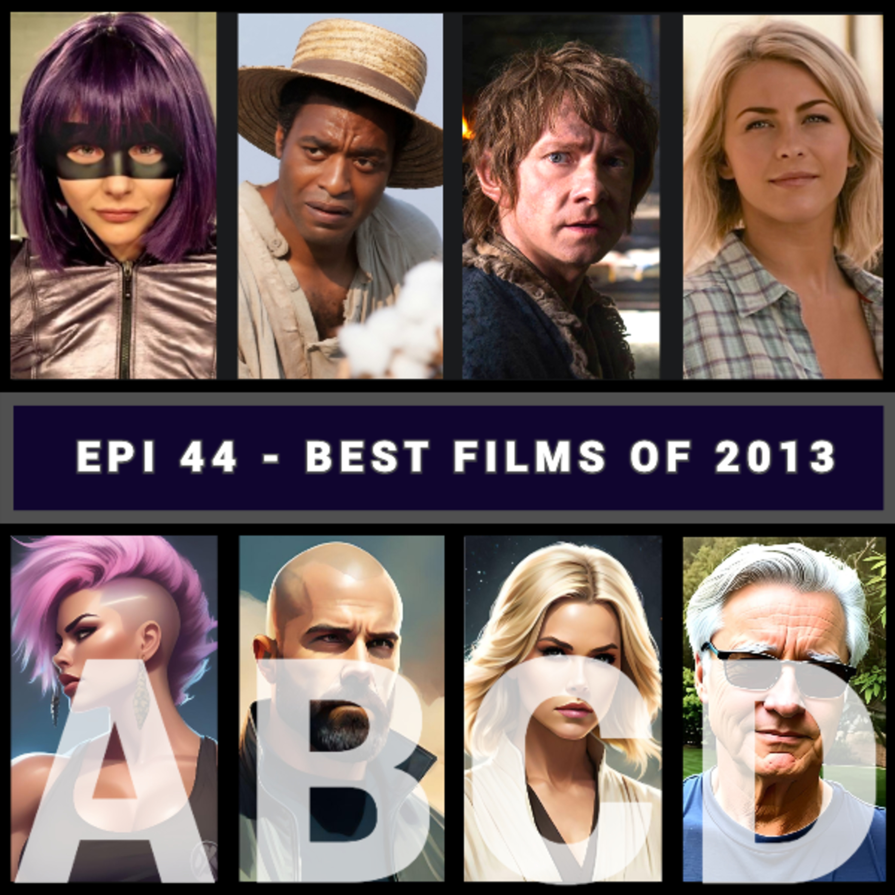 Episode 44 - Best Films of 2013 - Movie List Battle - 4 Lists 1 Topic - Top 8 Movies Podcast
