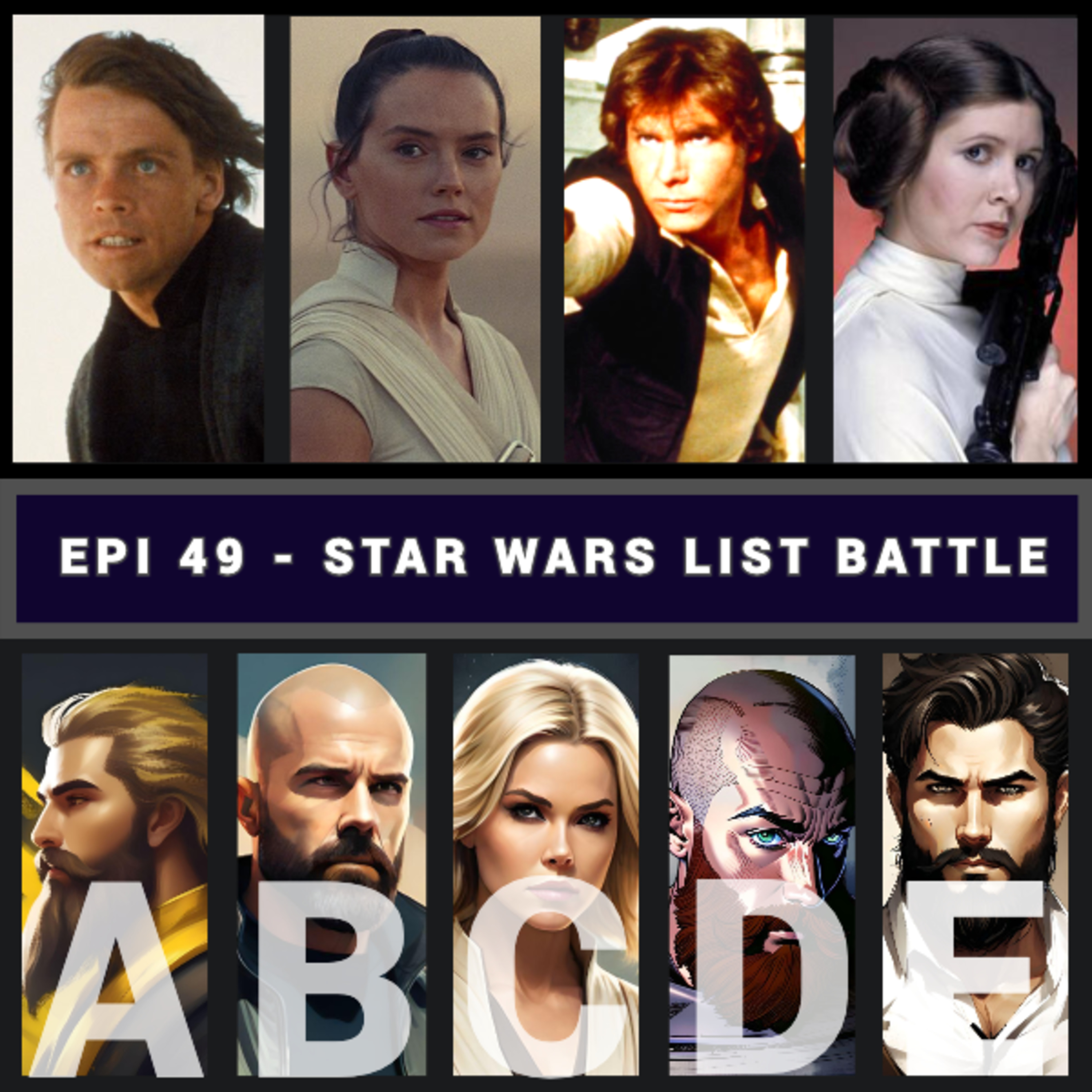 Episode 49 - SPECIAL EPISODE - BEST STAR WARS MOVIES - Movie List Battle - 6 Lists 1 Topic - Top 8 Movies Podcast