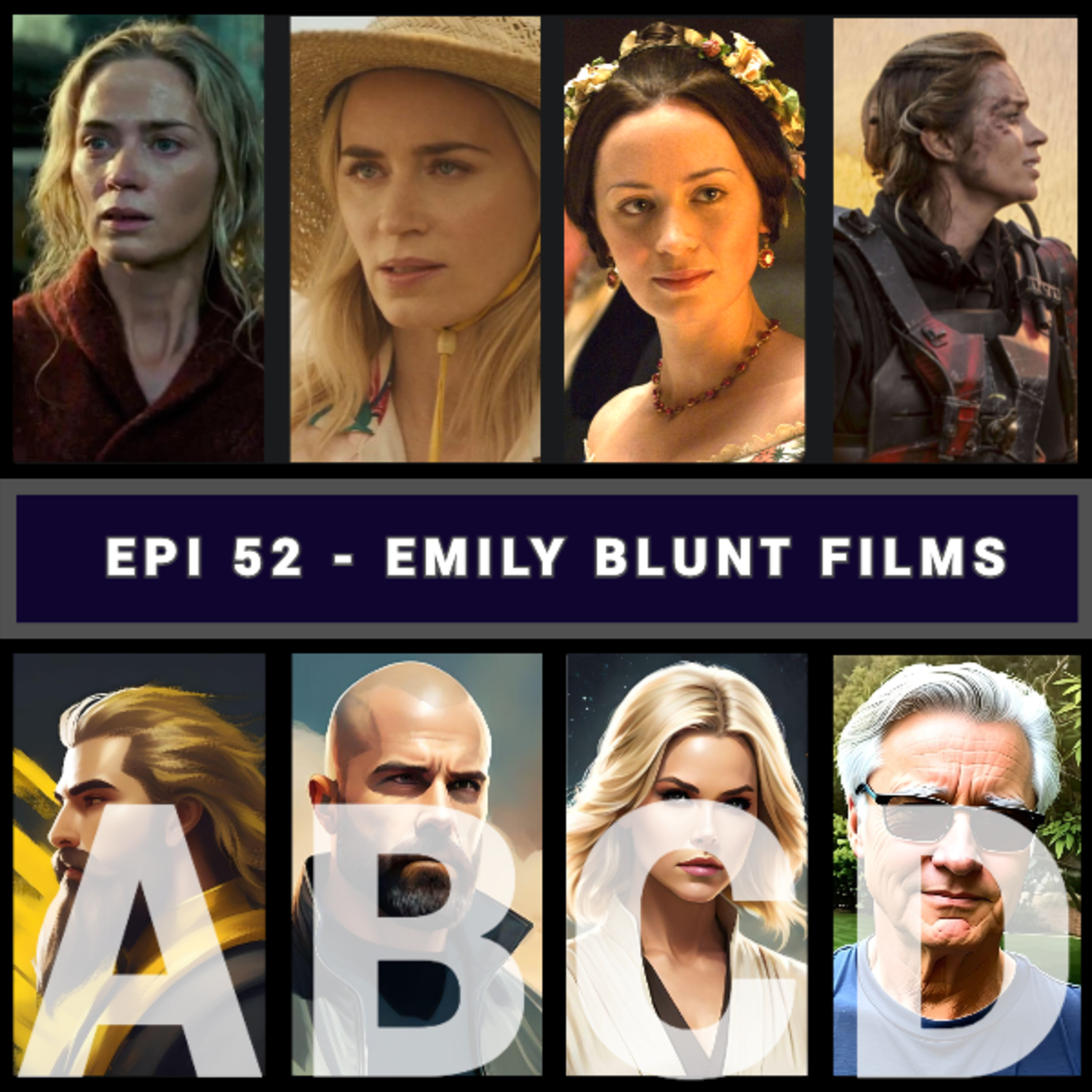 Episode 52 - Top 8 Emily Blunt Films - Movie List Battle - 4 Lists 1 Topic - Top 8 Movies Podcast