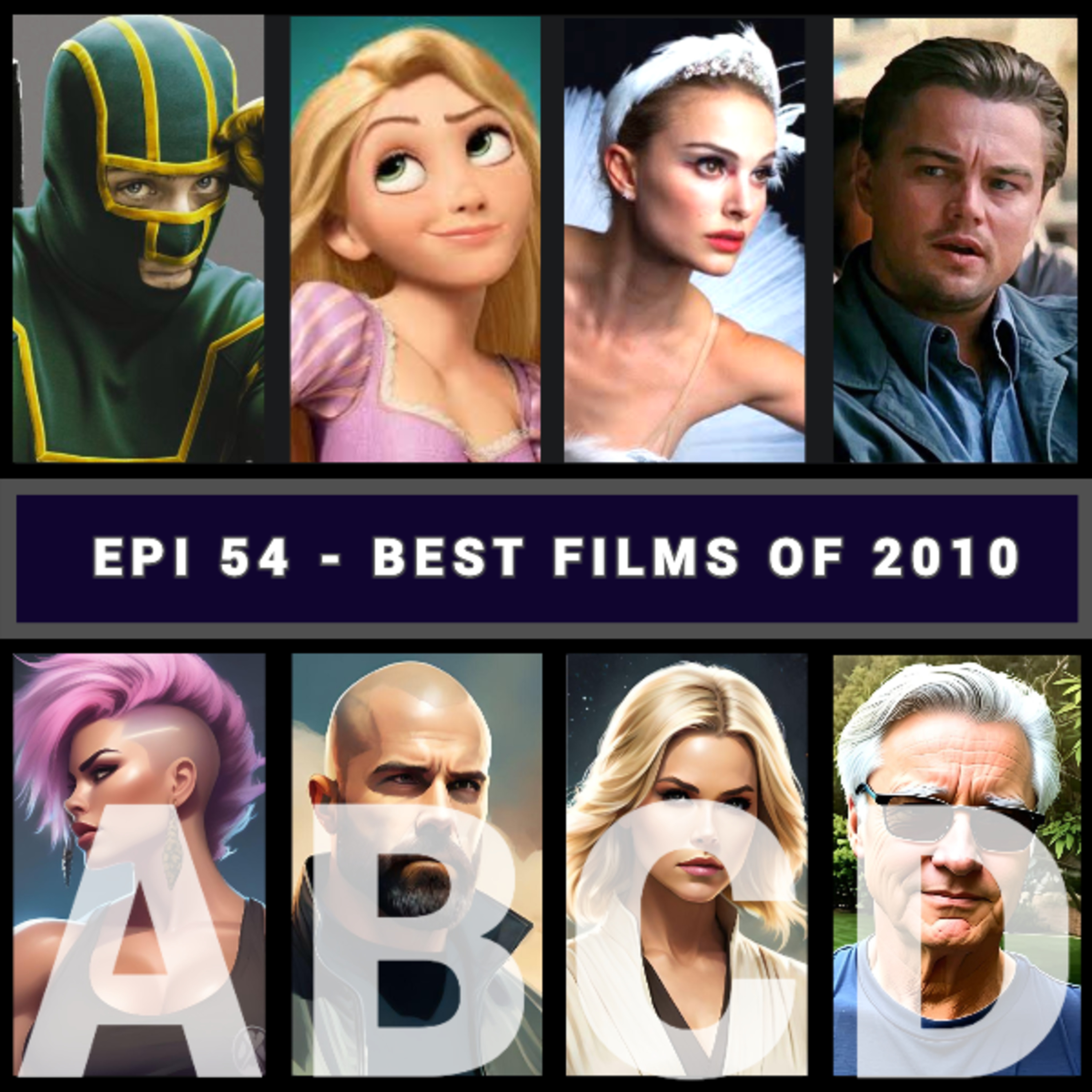 Episode 54 - Best Films of 2010 - Movie List Battle - 4 Lists 1 Topic - Top 8 Movies Podcast