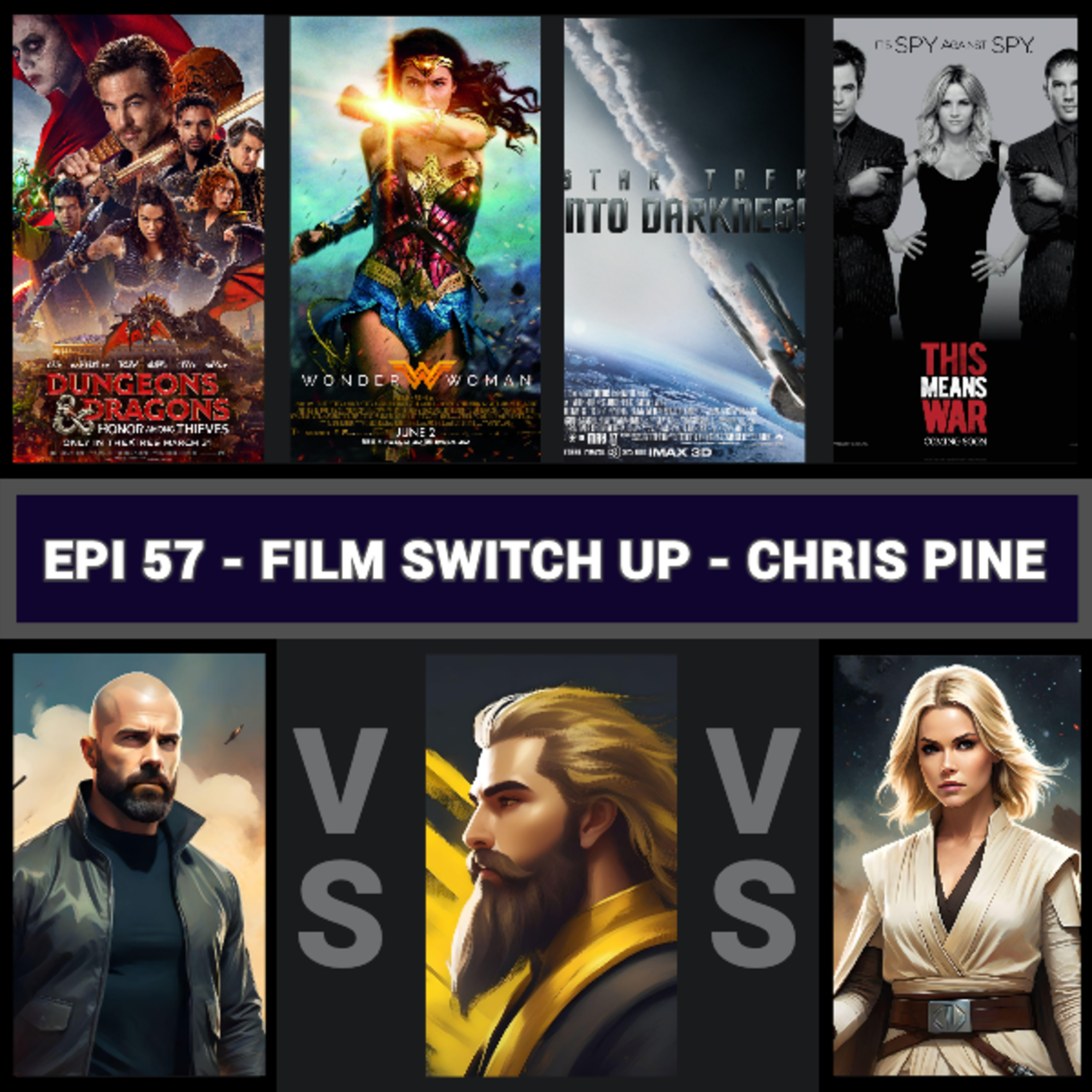 Episode 57 - Top 8 Chris Pine Films - Top 8 Movies Podcast