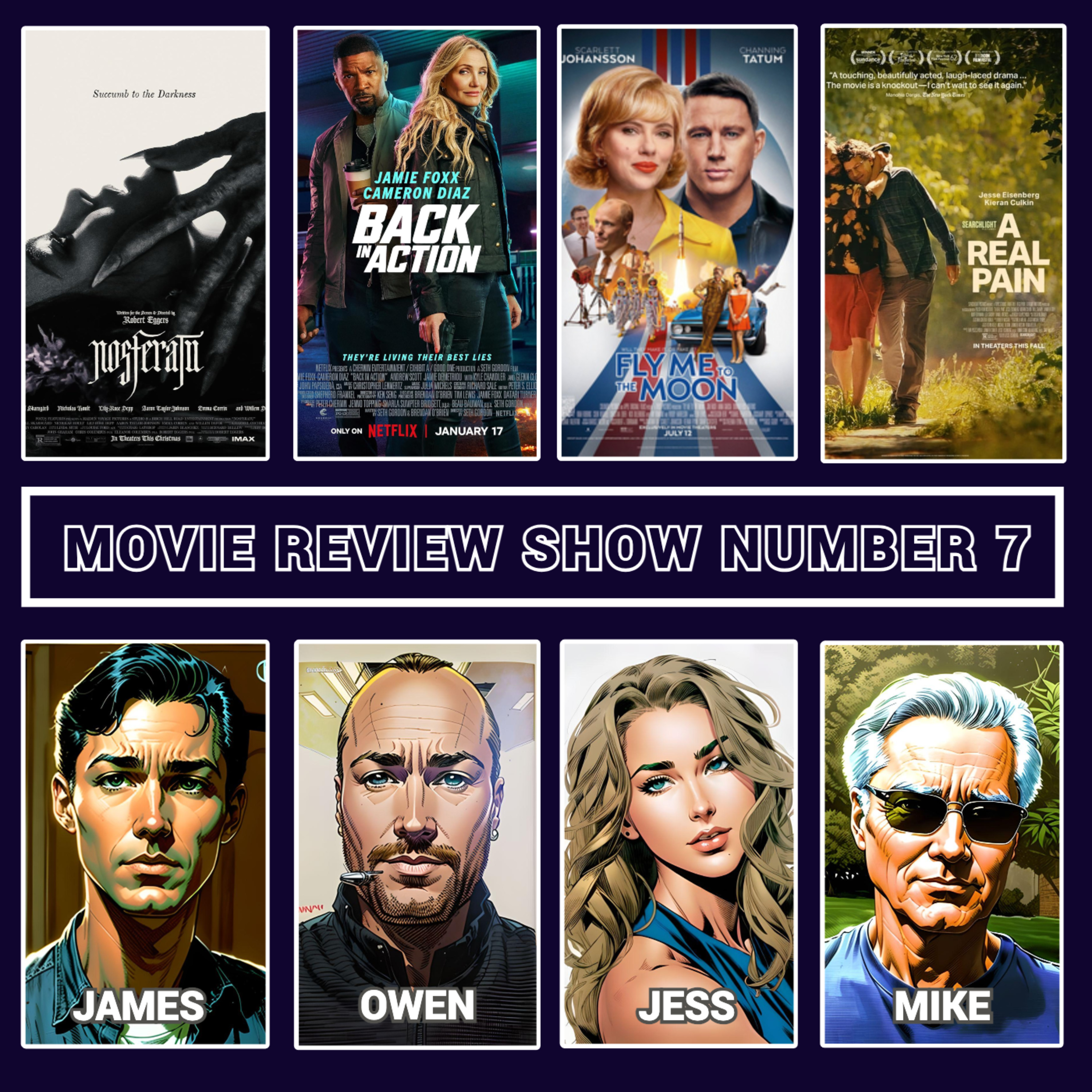 Film Review Pod - Epi 7 - A Real Pain, Back In Action, A Complete Unknown & Fly Me To The Moon