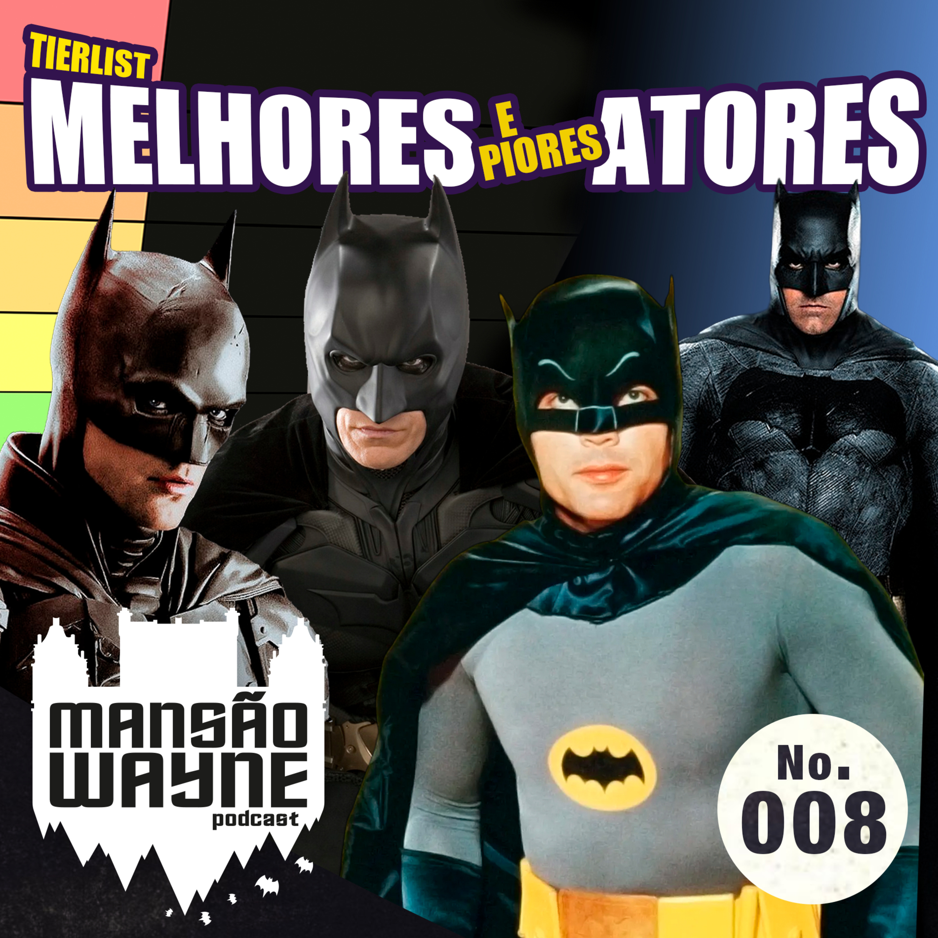 Quem é o melhor Batman live action? E O PIOR? • Livecast #09 episode artwork