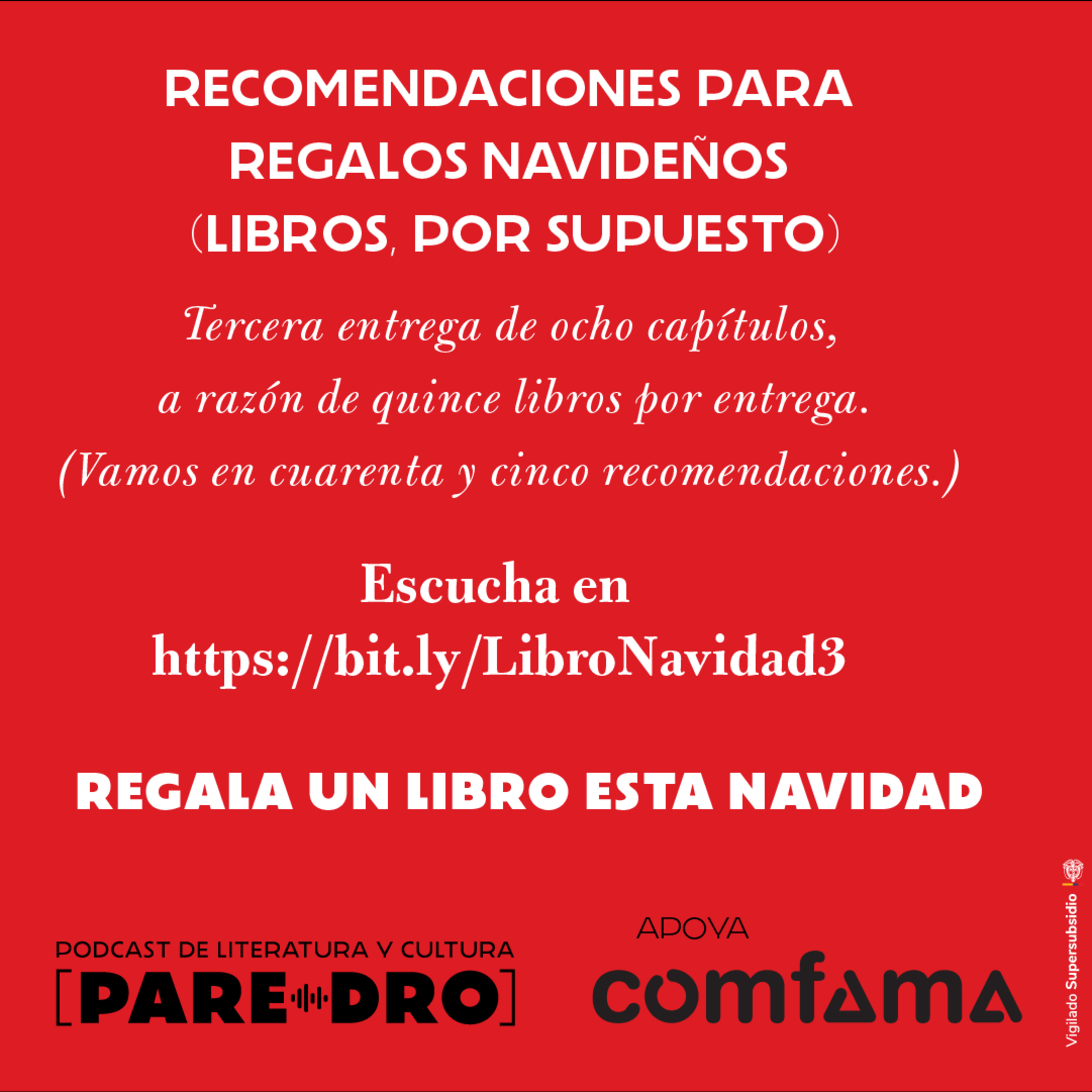 Recomendaciones de libros para regalar esta navidad // 3/8// Comfama y Paredro episode artwork