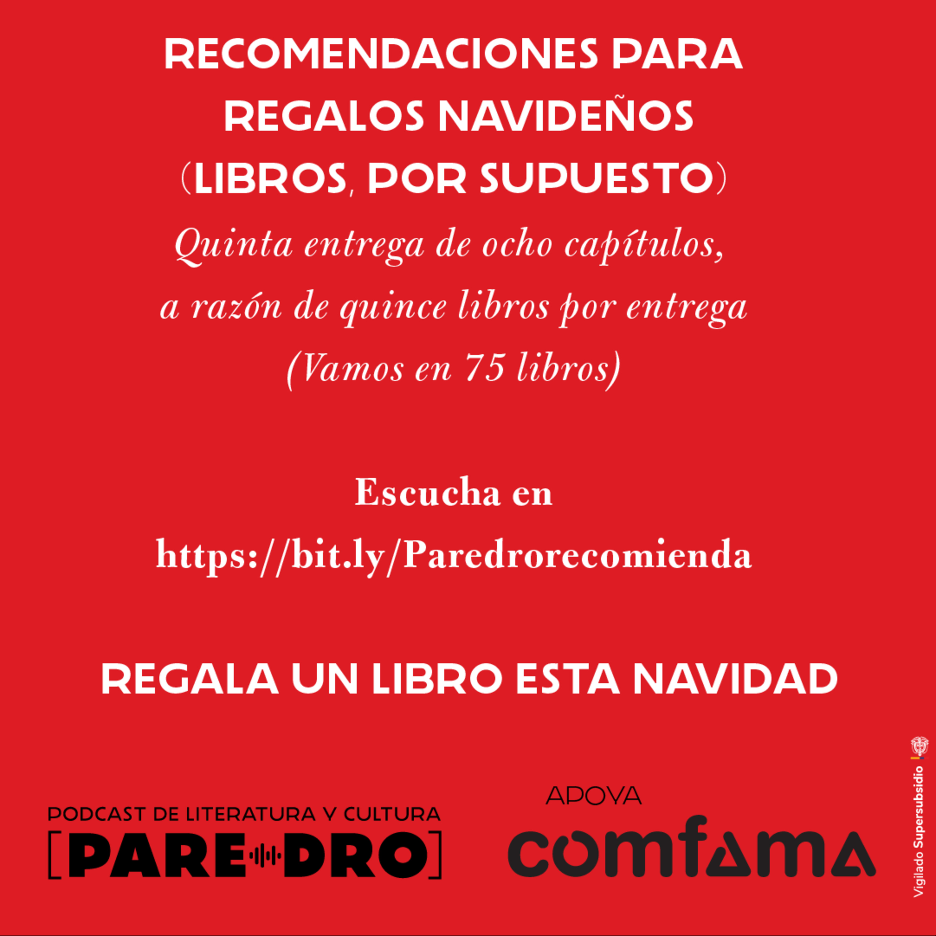 Recomendaciones de libros para regalar esta navidad // 5/8// Comfama y Paredro episode artwork