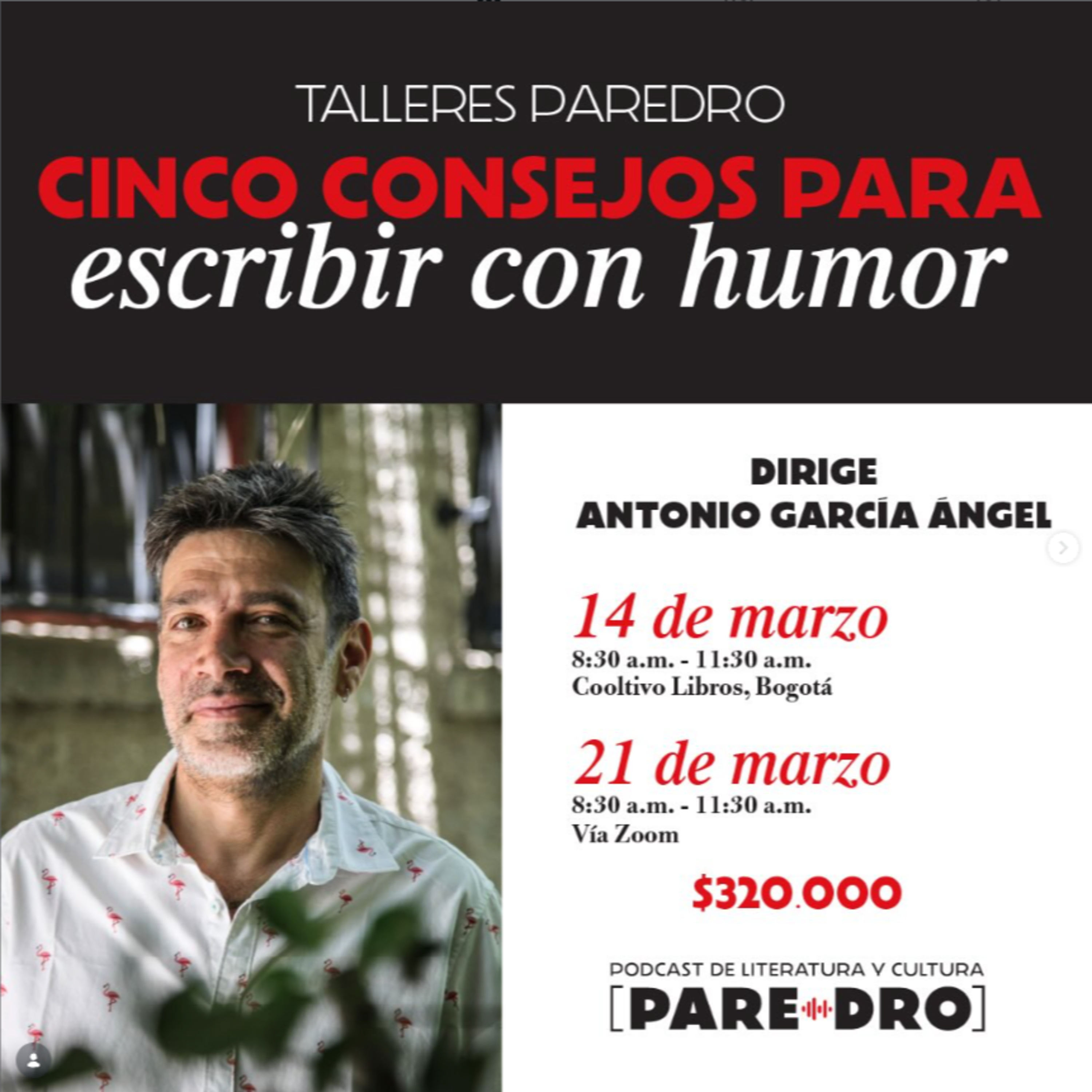 ¡Volvemos al aire! Pero no volvemos solos: llegan los Talleres Paredro