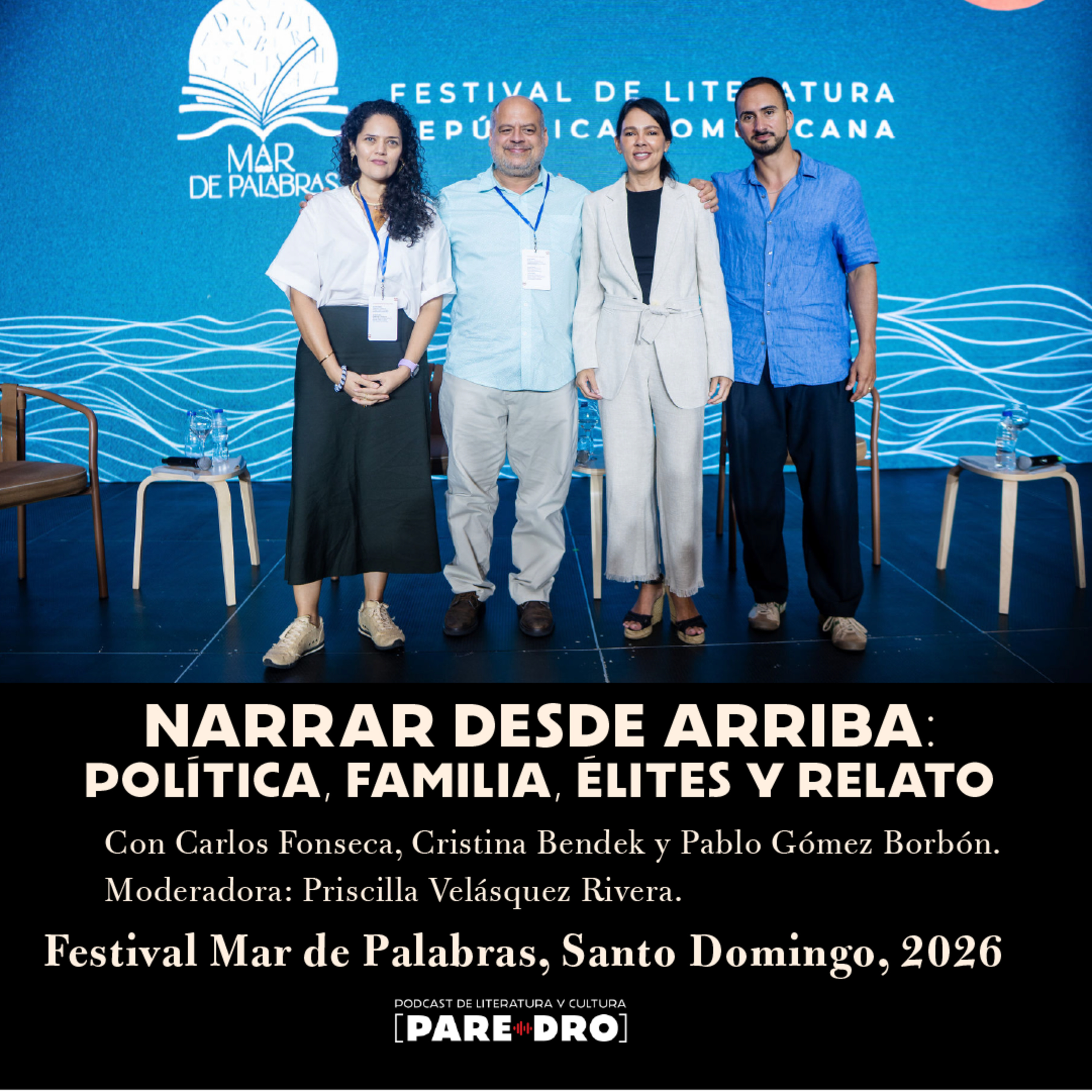 Narrar desde arriba: política, familias, élite y relato. Con Carlos Fonseca, Cristina Bendek y Pablo Gómez Borbón. Moderadora: Priscilla Velásquez Rivera episode artwork